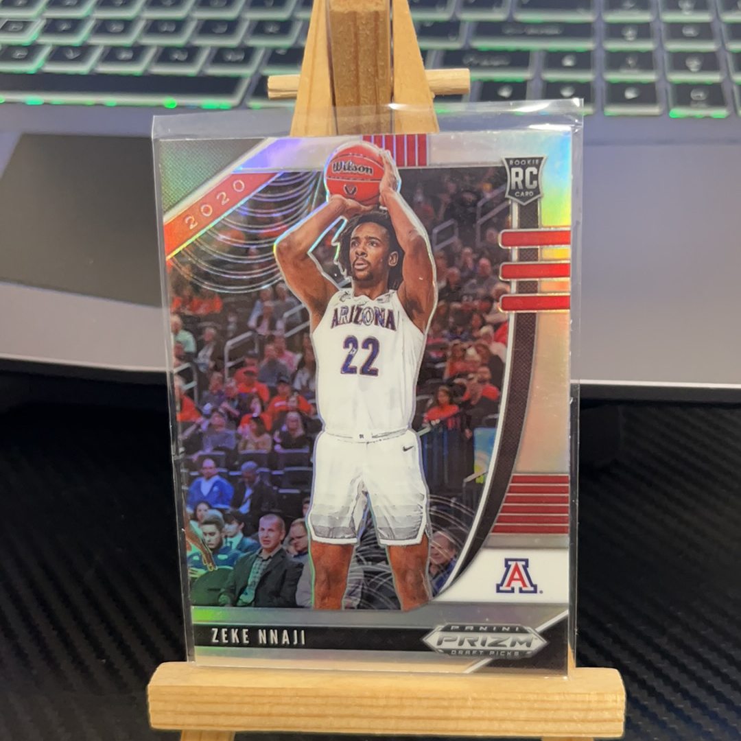 2019-20 Panini Prizm Zeke Nnaji RC 齐克 纳吉 新秀 银折 折射 prizm系列 pz 卡品如图 凑图必备 值得收藏!免费代卖!