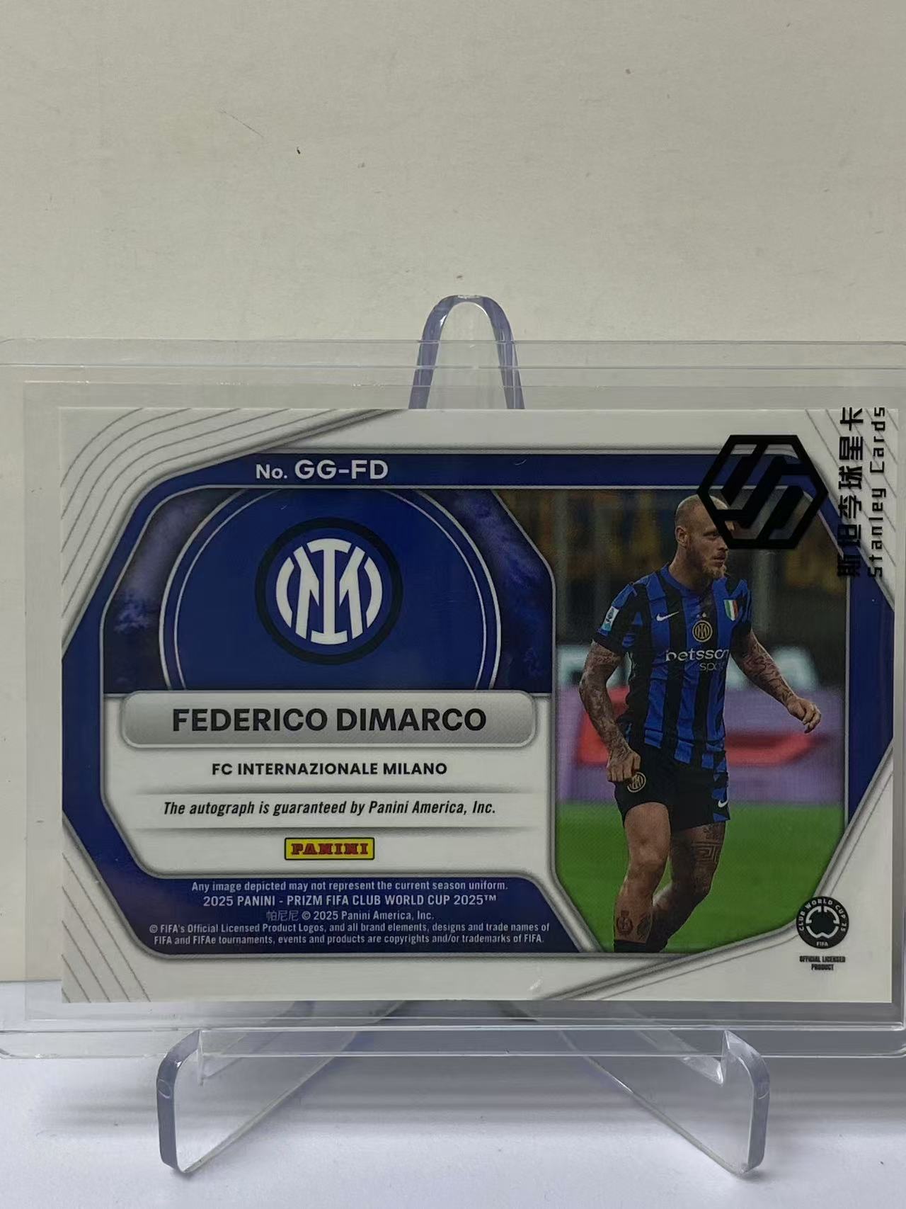 2025 Panini Prizm Federico Dimarco 世俱杯PZ 费德里科 迪马尔科 国际米兰 新秀 签字 Global 特卡 全球签 墨迹如图 卡品如图 9527