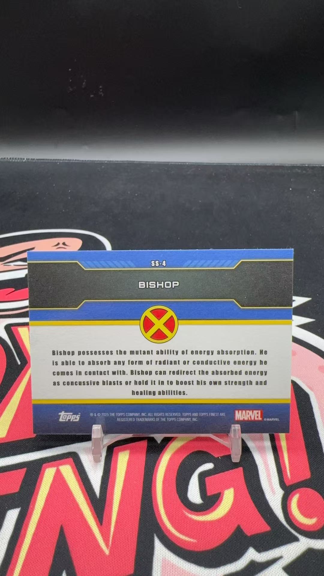 【玩具坑】2025 Topps Finest 97 X-Men 漫威 97X战警 动画剧集 沙盒特卡 #SS-4 毕肖普