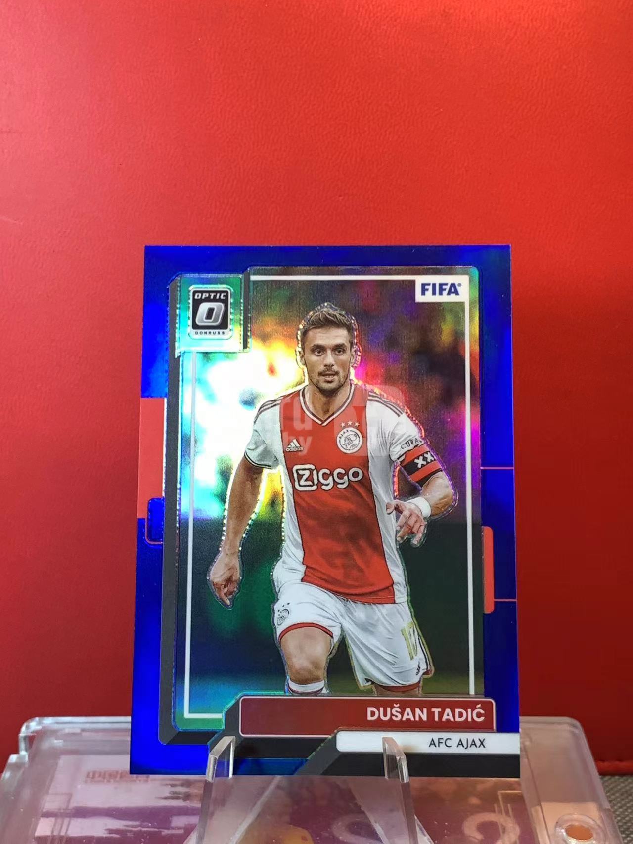 (詹叔代拍)2022-23 Panini Donruss Optic杜蕾斯 Dusan Tadic 塔迪奇 阿贾克斯 FIFA 09/99编 蓝折 顺丰寄付 泰山