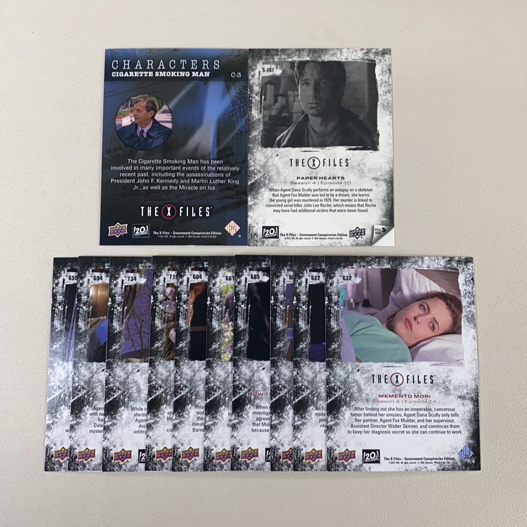【弈卡代拍】2025 The X- Files UPPER DECK ud X档案 经典美剧 特卡 大比例 黑折 绿折 印花折 剧情特卡 打包 品相如图 收藏必备 Park