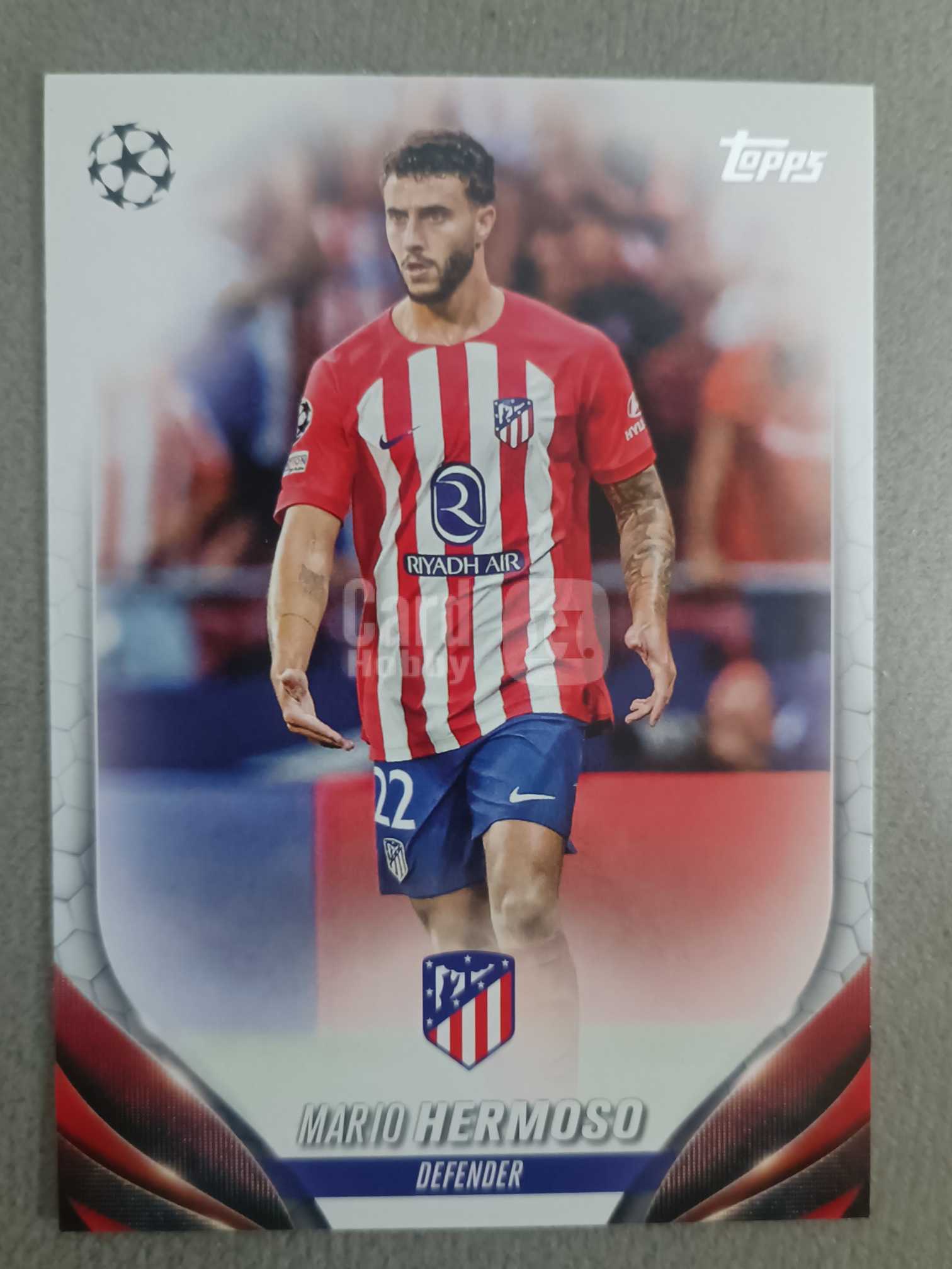 2024 Topps UEFA Champions League Mario Hermoso 【接代拍】欧战UCC base 纸卡 马里奥·埃尔莫索 西班牙🇪🇸 马德里竞技 皇家马德里青训 罗马