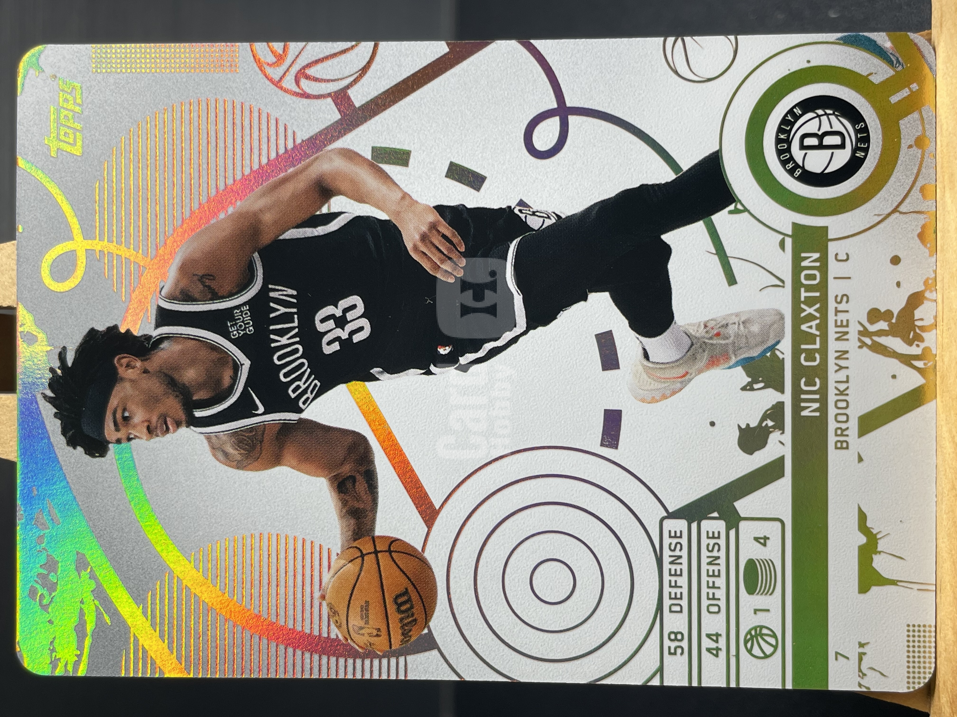 (T3) 2025 TOPPS 折射 尼古拉斯 克拉克斯顿 篮网 实卡好看 收藏凑套必备 卡品如图!!!