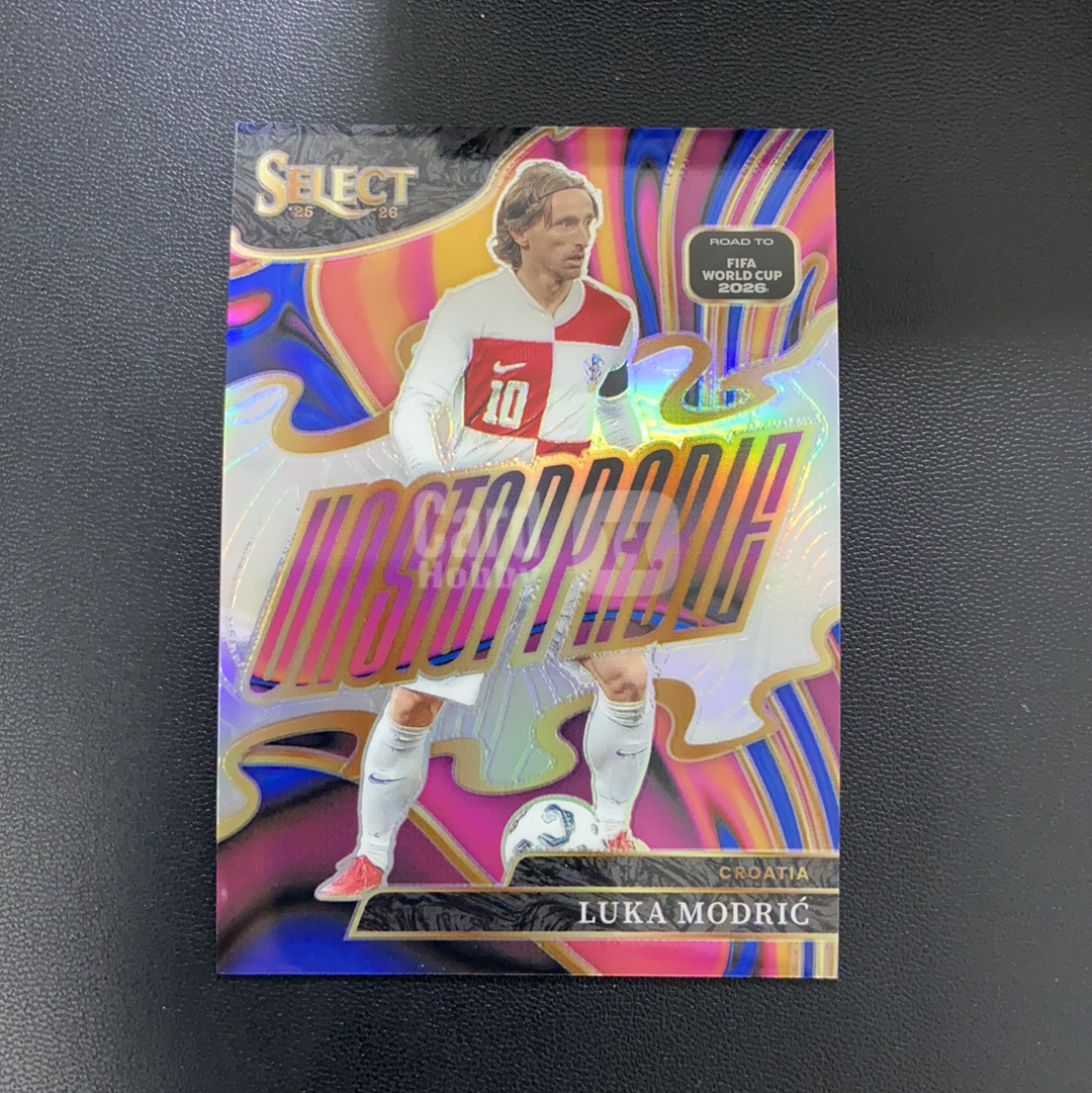 【小牛代拍】2026 Panini Select Luka Modric select世界杯系列 克罗地亚 卢卡 莫德里奇 魔笛 unstoppable特卡 银折 只合并当日订单卡品如图(polo)