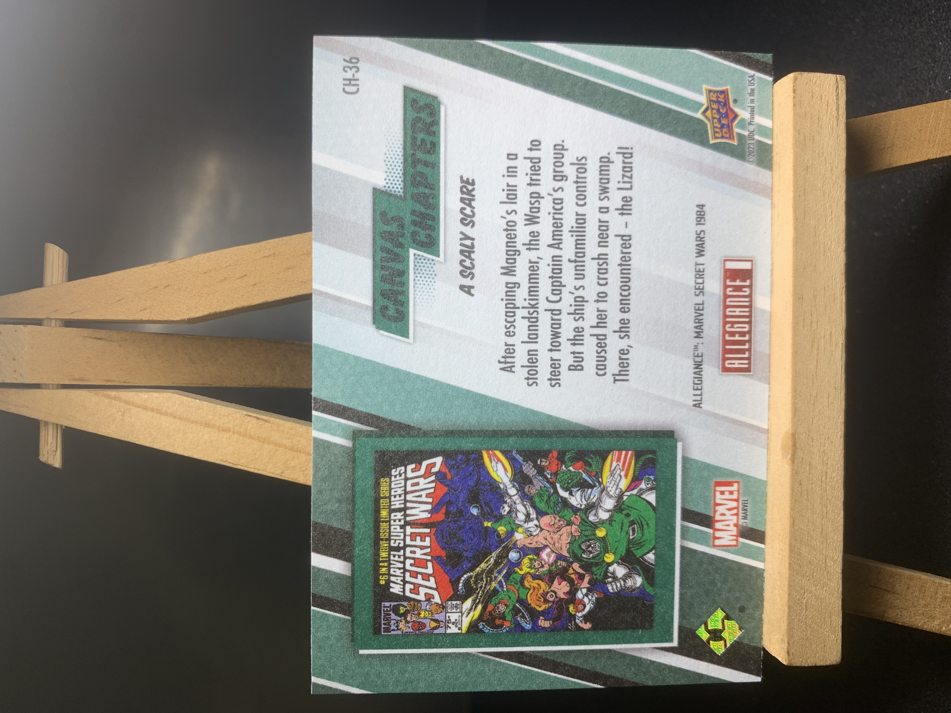 (B5) 2023 UPPER DECK 漫威 油画 画布 特卡 CH-36 实卡好看 收藏凑套必备 卡品如图 !!!