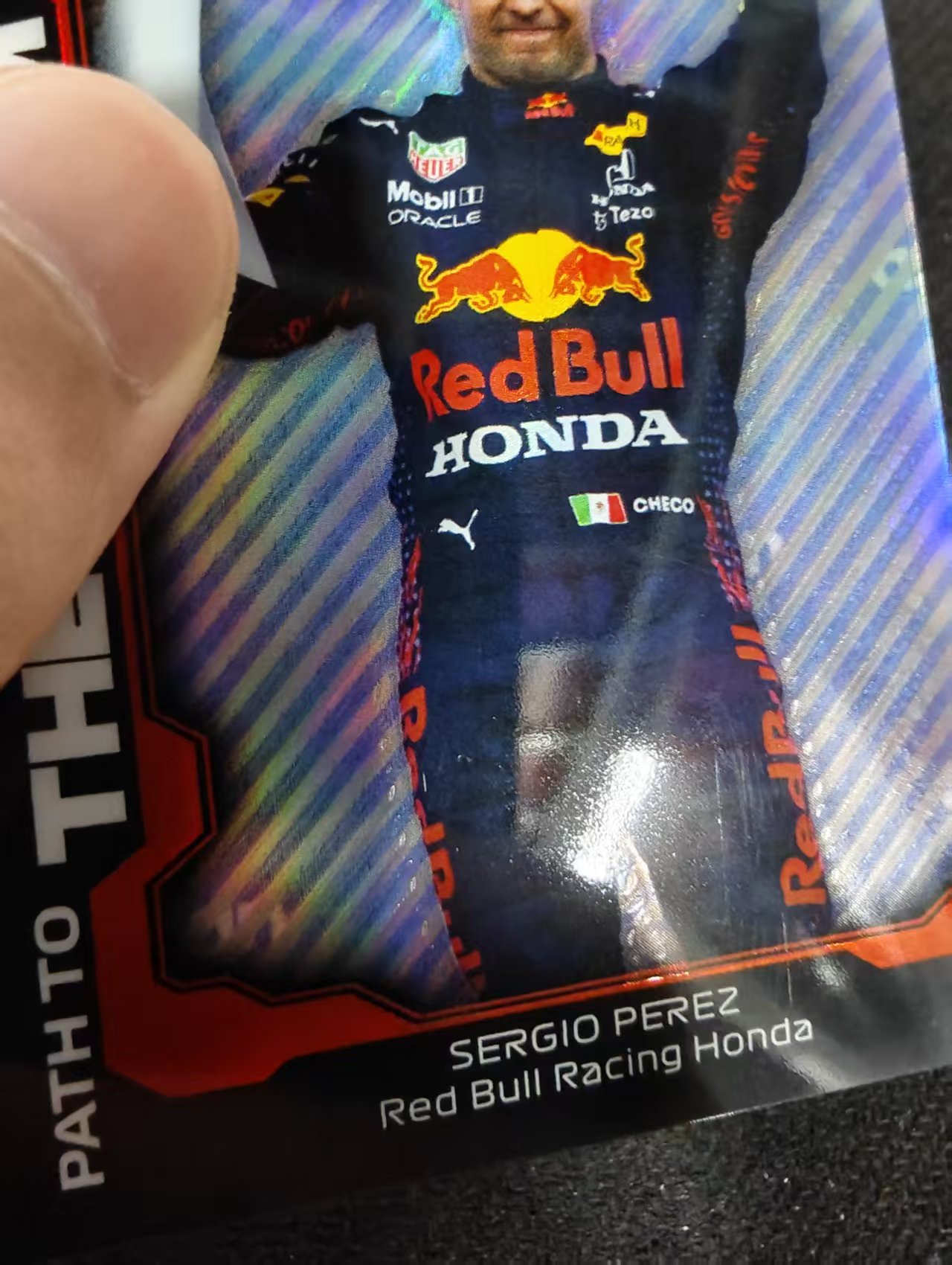 2021 Topps Racing F1 Sergio Perez 塞尔吉奥 佩雷兹 银折 the podium特卡 边角瑕疵 #SP