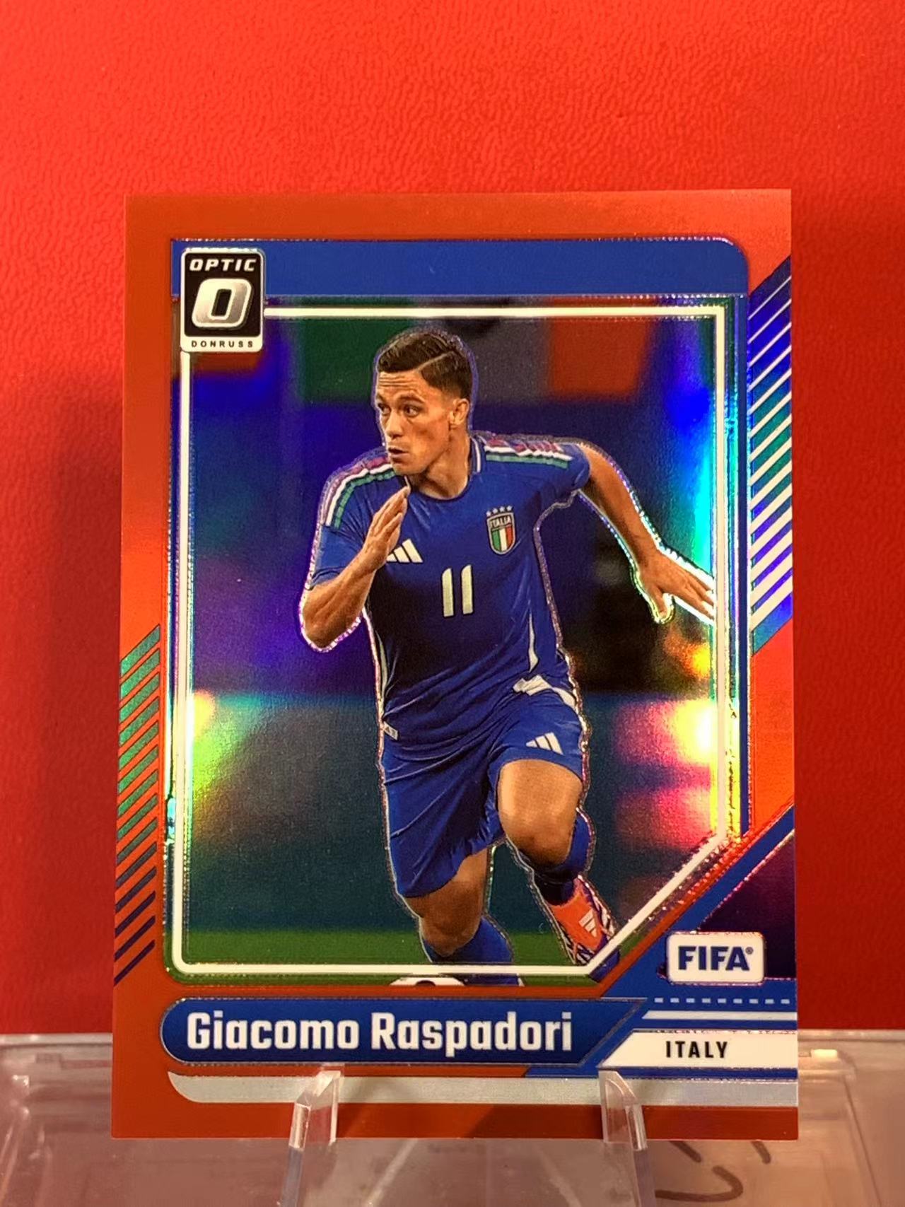 (詹叔代拍)2024-25 Panini Donruss 杜蕾斯 GIACOMO RASPADORI 拉斯帕多里 那不勒斯 意大利 176/299编 O版 顺丰寄付 泰山