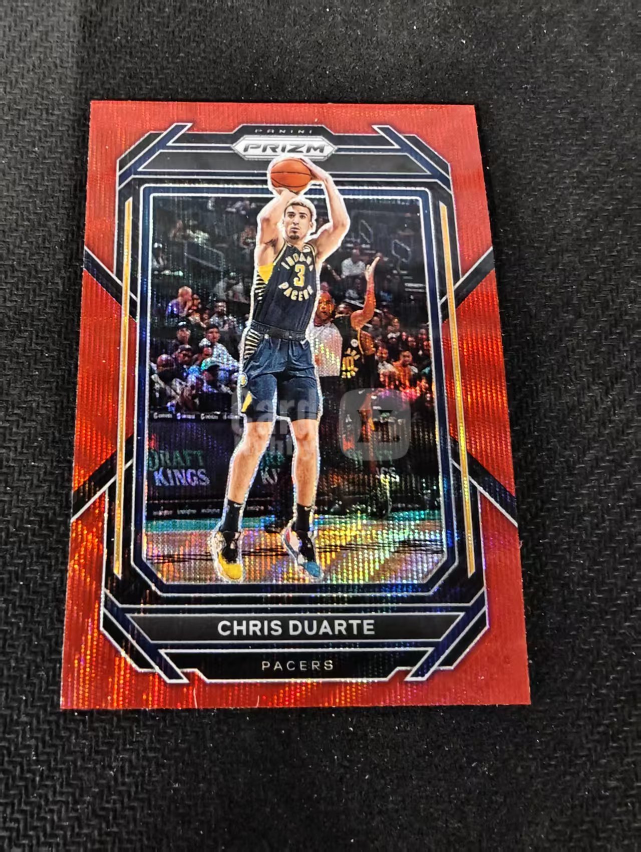 2022-23 Panini Prizm Chris Duarte 克里斯 杜阿尔特 步行者 红波纹 PZ 划痕 边角瑕疵 #99