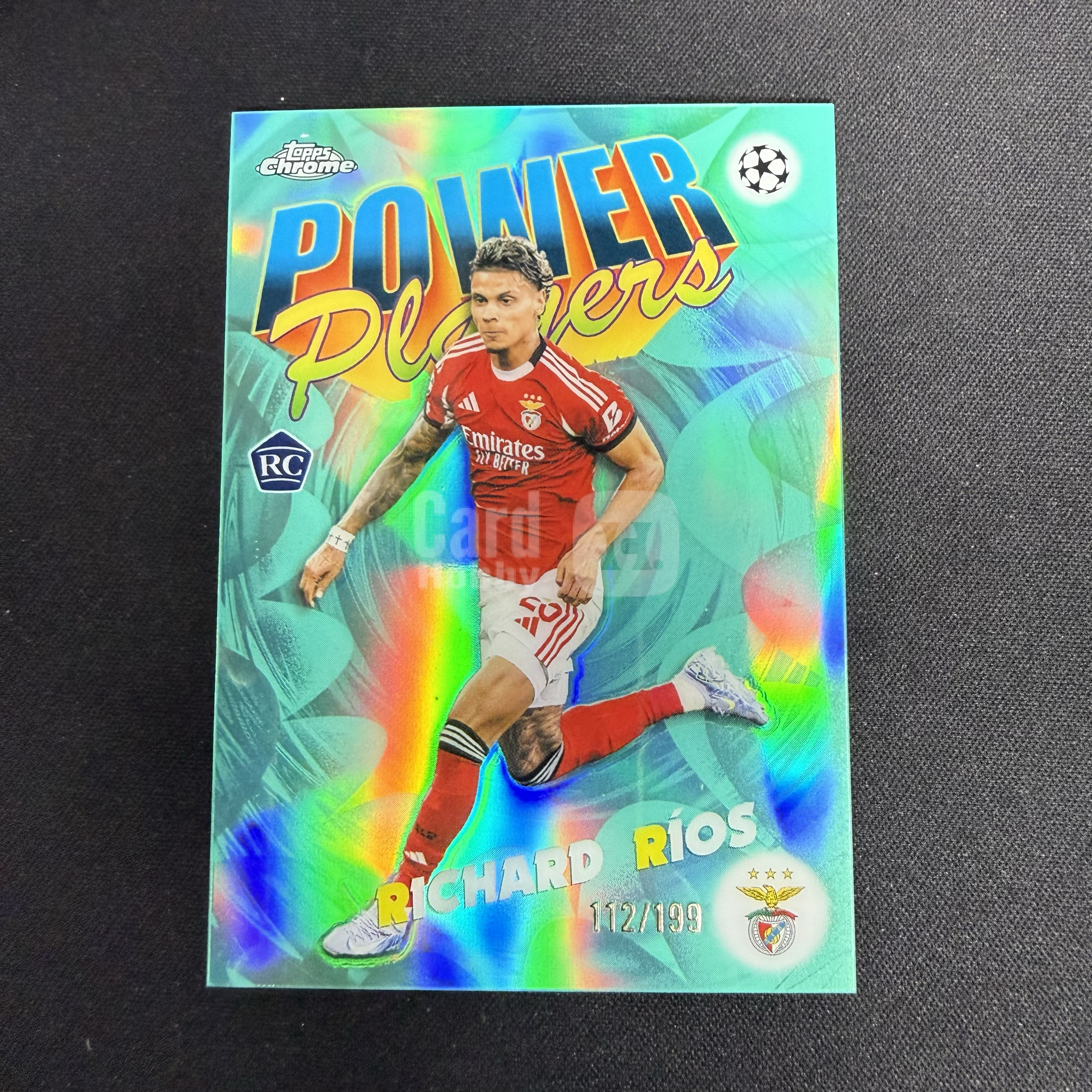 2025-26 Topps Chrome RICHARD RIOS RC 【SC拍卖】tc 里奥斯 本菲卡 新秀 112/199编 青折 特卡 收藏必备(小骆)