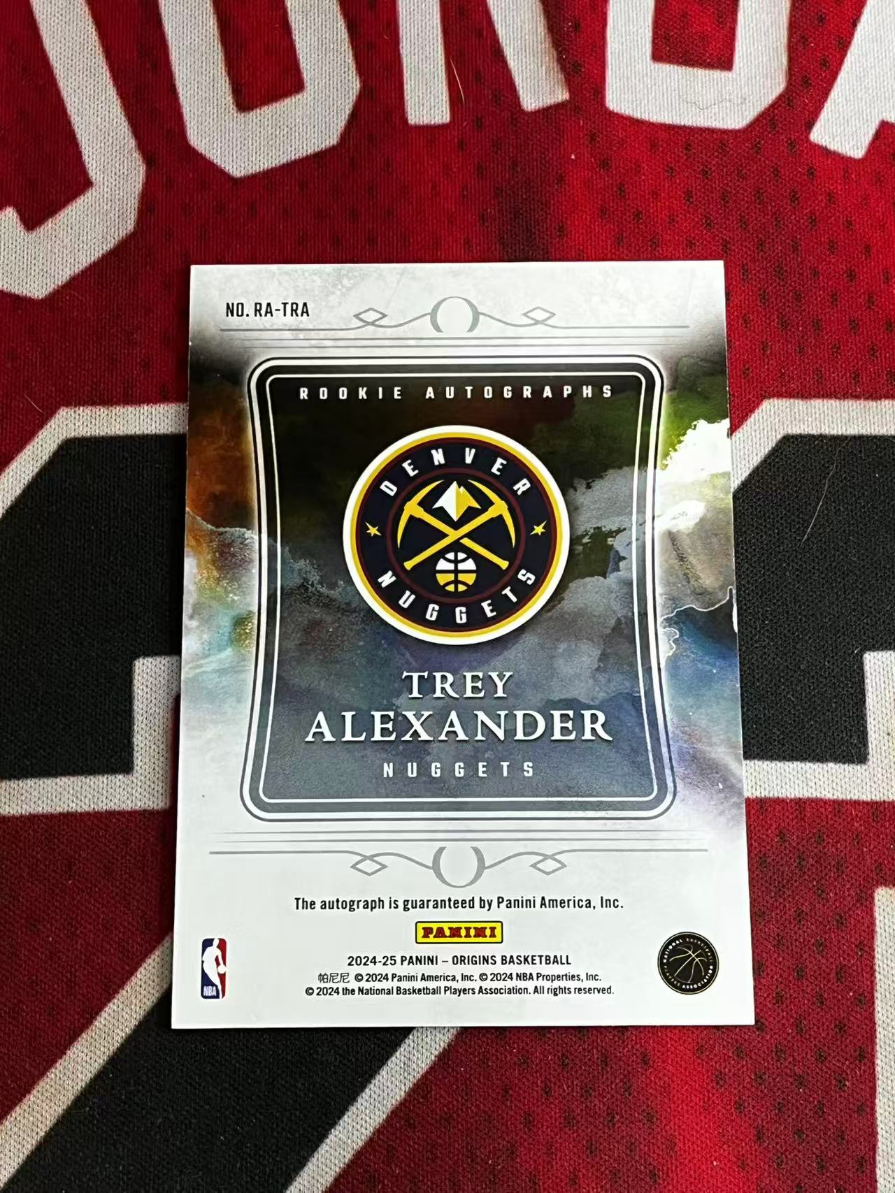 【接寄拍】2024-25 PANINI ORIGINS 起源系列 掘金 新秀RC 特雷亚历山大 签字卡 卡签 新秀签 专收凑套必备【烂臭嘴拍卖】