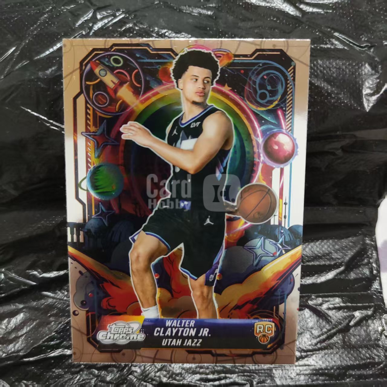 2025-26 Topps NBA Topps Cosmic Chrome Walter Clayton Jr. RC 沃尔特 克莱顿 新秀rc propulsion特卡 爵士队 收藏必备 可累计