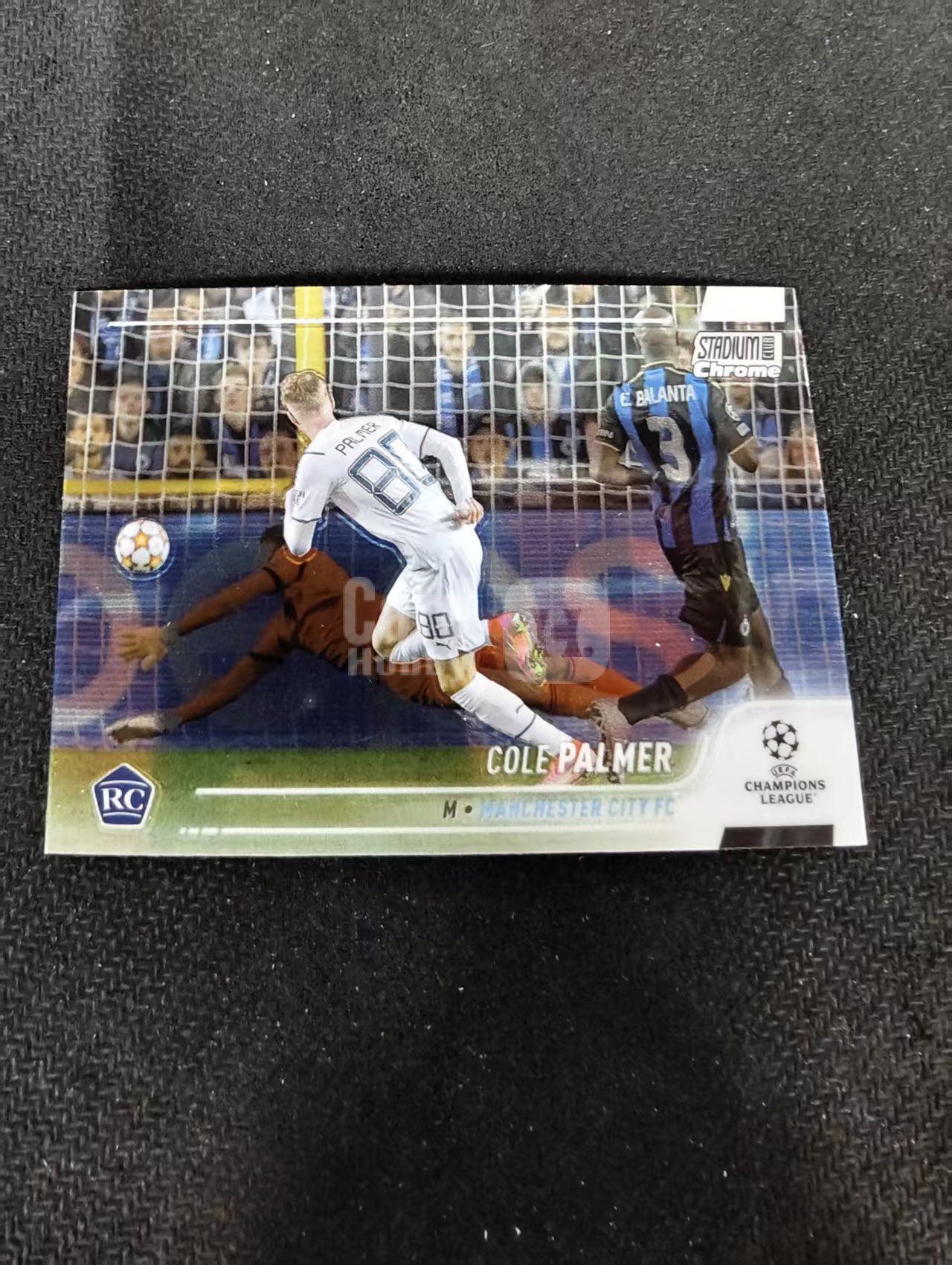 【可合并,不累计】2022 Topps Stadium Club Chrome Cole Palmer RC 曼城 帕尔默 新秀 竞技场 欧冠 划痕 边角瑕疵 #80