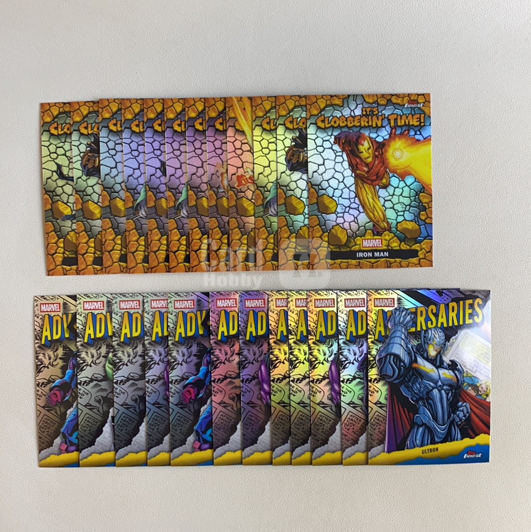 2026 Topps Marvel (MCU) Finest 神奇四侠 Fantastic Four 对手特卡 痛击时间特卡 钢铁侠 黑豹 奥创等 打包 品相如图 凑套必备 丑爷