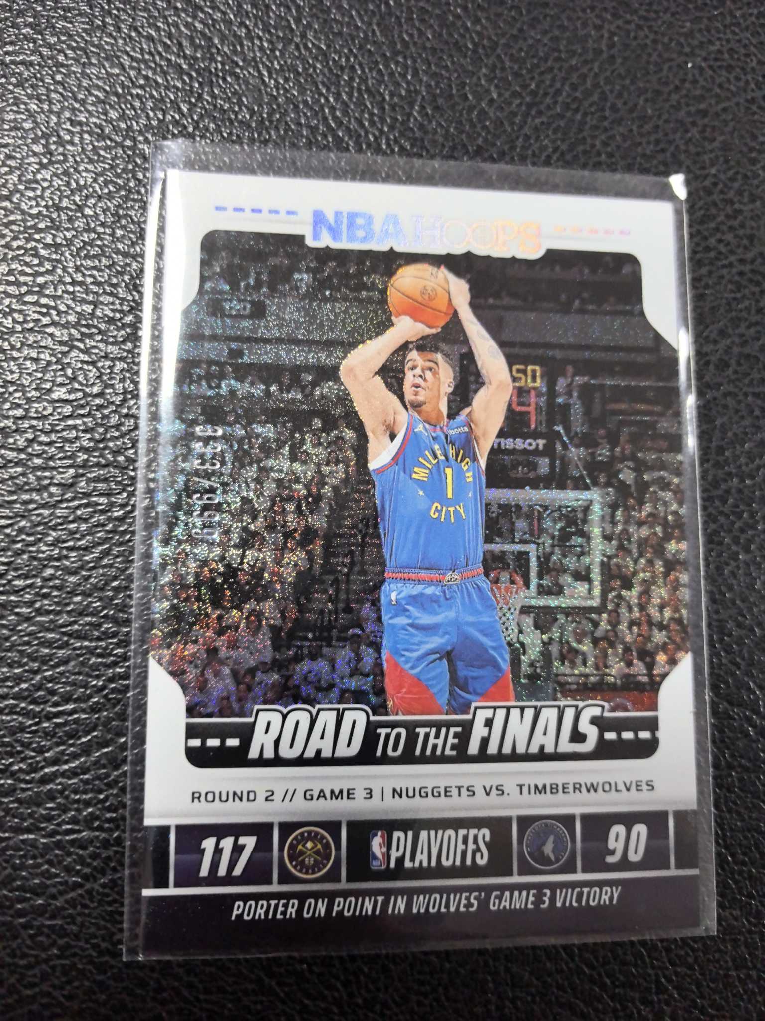 2024-25 迈克尔 波特 掘金 冠军之路 999编 点点折 闪折 11-9