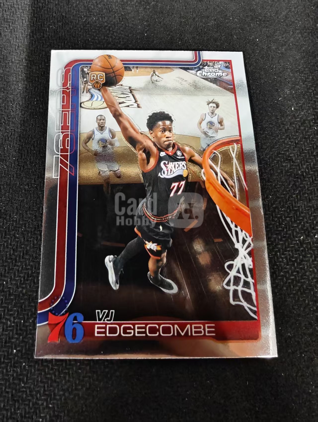 2026 Topps Chrome Update VJ Edgecombe VJ·埃奇库姆 76人 新秀 RC TCU 划痕 边角瑕疵 #153