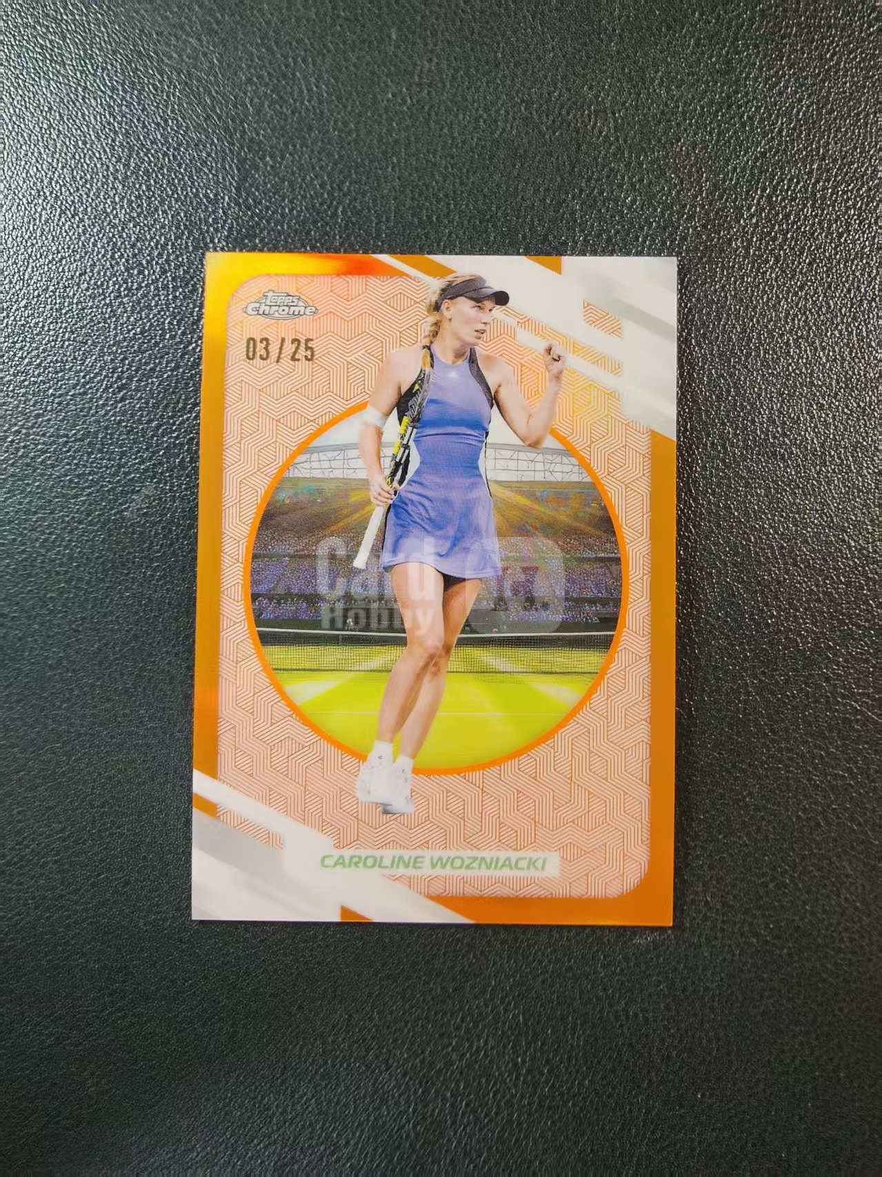2026 Topps Chrome Caroline Wozniacki 【柠檬拍卖】卡罗琳 沃兹尼亚奇 3/25编 橙折 折射 网球 TC 微瑕如图 #020