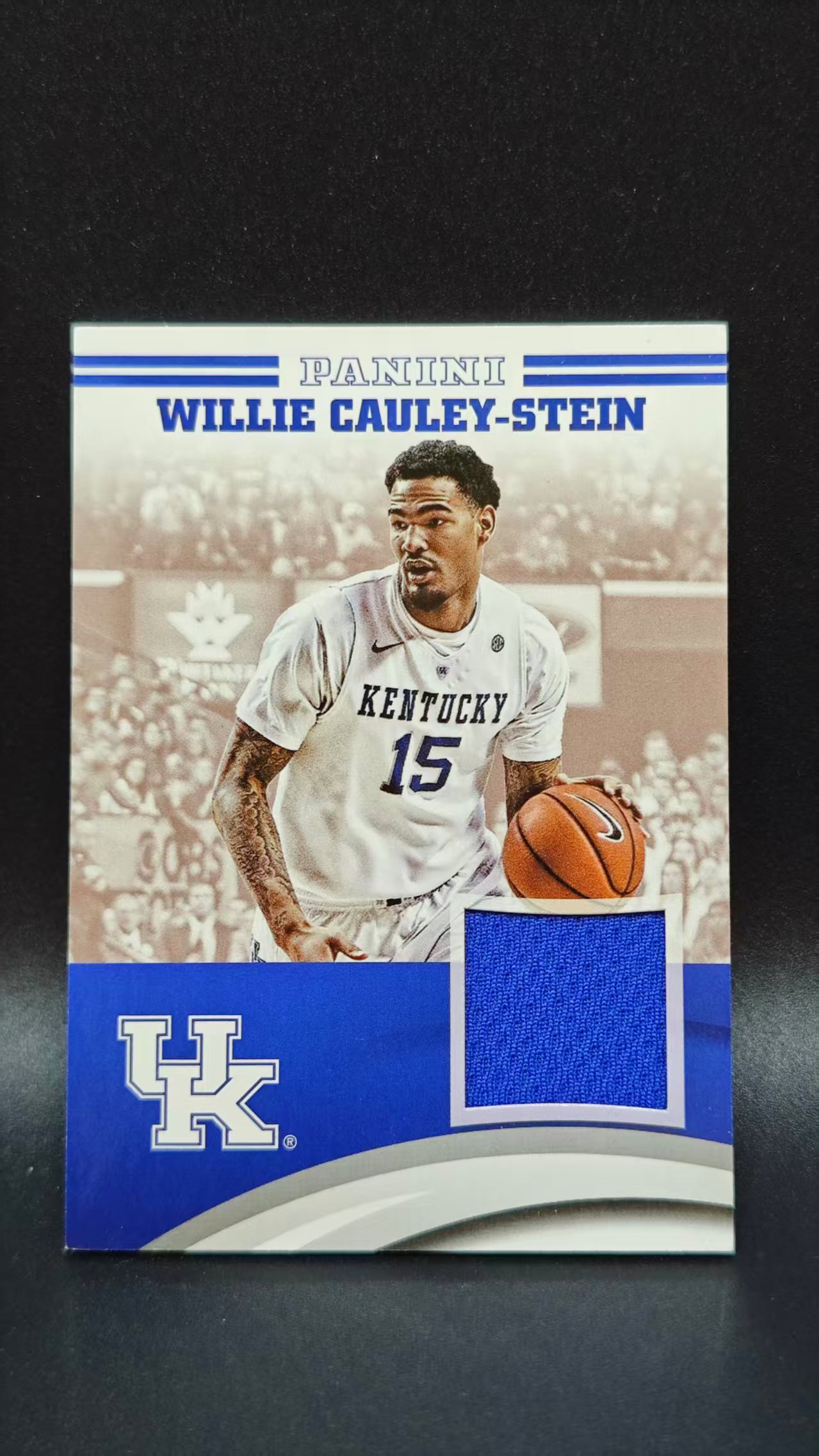2016 【六六代卖 预付截标回款】 Panini Willie Cauley Stein 考利斯坦 大学 球衣实物(炜炜017)WL
