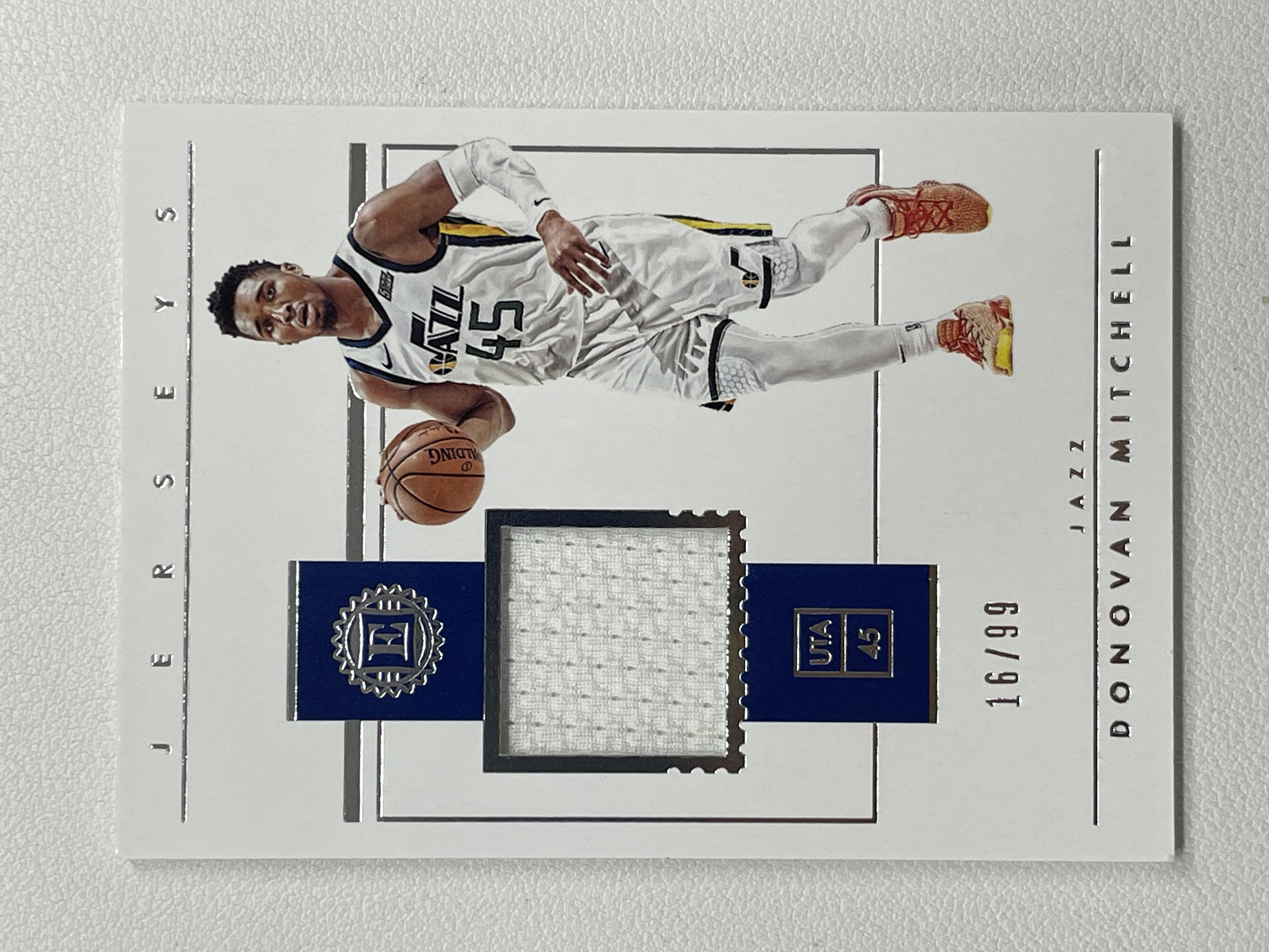 【天秤座拍卖到卡预付85%】2018-19 Encased 云端 爵士 Mitchell 多诺万 米切尔 米球 99编 球衣 gu 亲穿 卡品如图 实卡好看 收藏必备※花儿最美