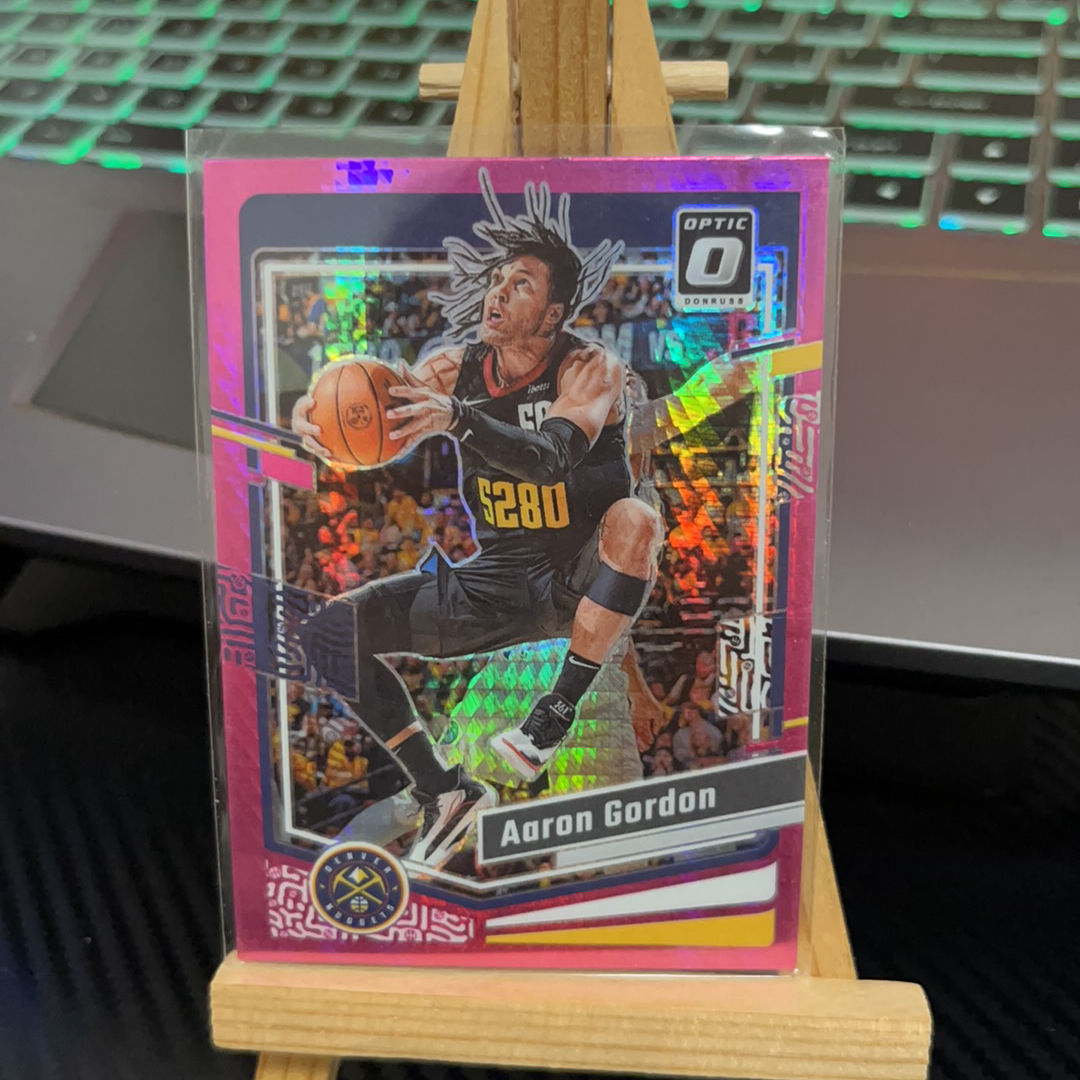 2023-24 Panini Donruss Aaron Gordon 阿隆 戈登 掘金 折射 粉折 杜蕾斯 optic op 卡品如图 凑图必备 值得收藏