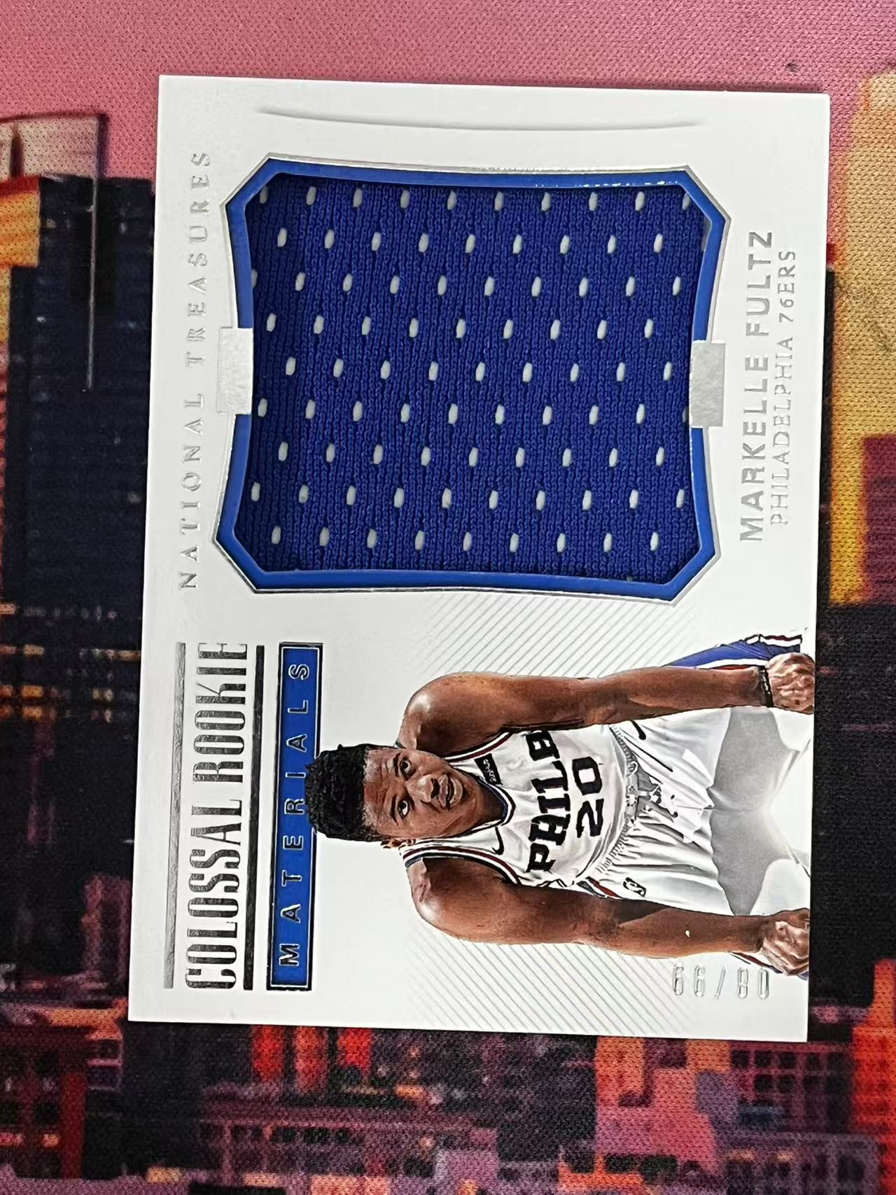 【接寄拍】2017-18 PANINI NATIONAL 国宝高端系列 国王 新秀RC 马克尔富尔茨  99编 GU 新秀亲穿落场球衣物料切割 衣料实物卡 专收凑套必备【烂臭嘴拍卖】