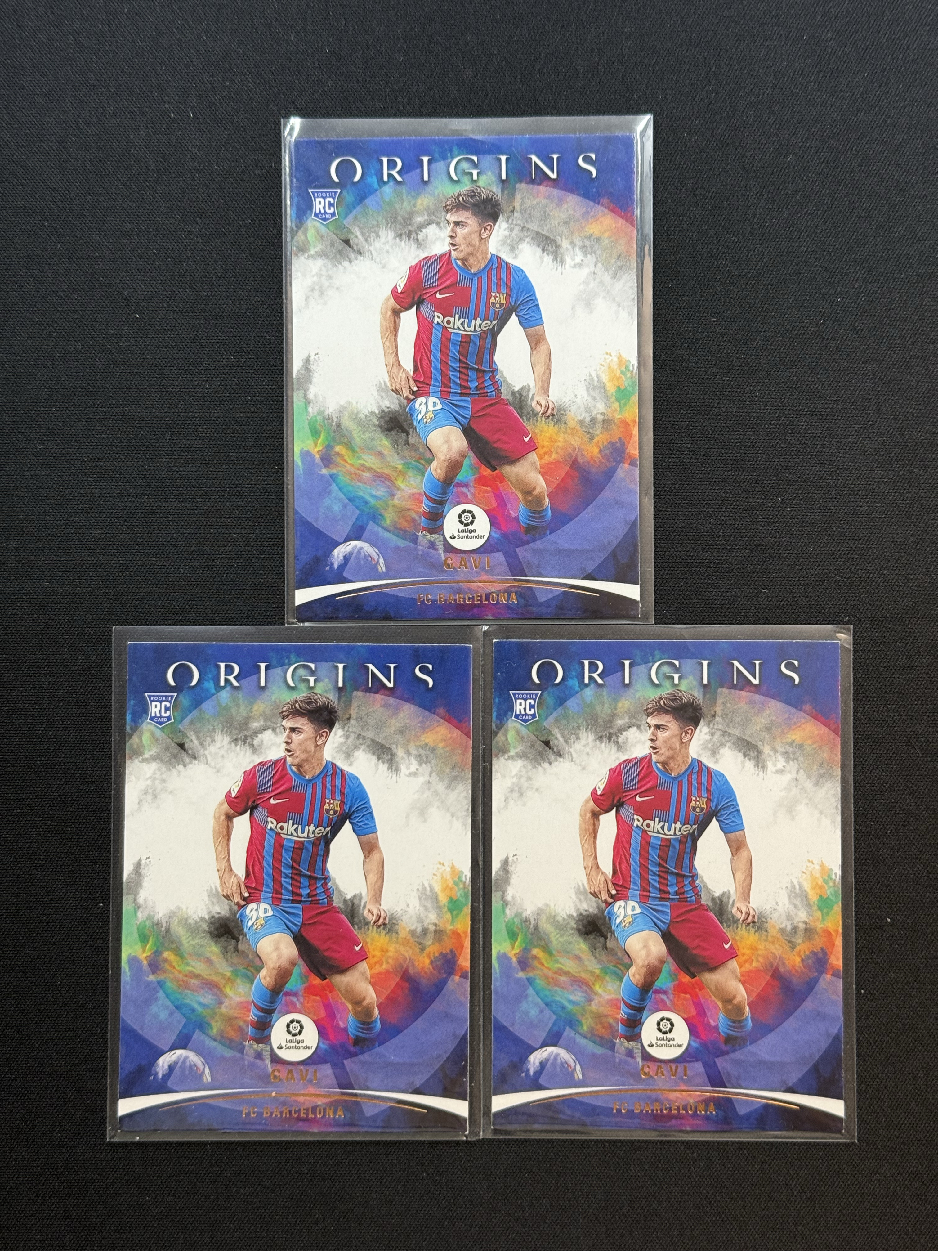 2021-22 Panini Chronicles Giva RC 【小贝代拍】编年史 西甲 巴萨 新秀 加维 起源特卡 不保卡品 拍前看描述 XNP