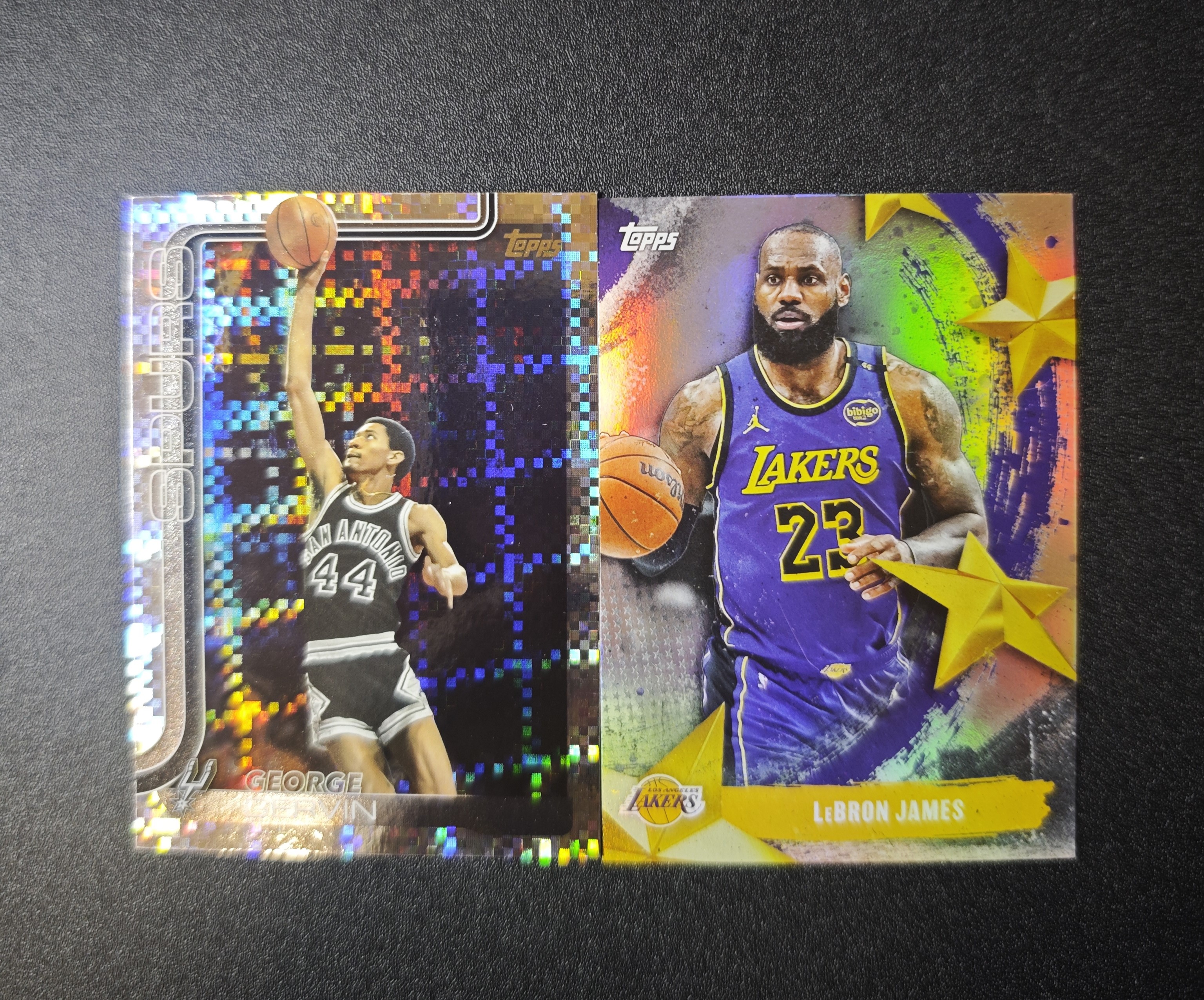lot 2张 勒布朗 詹姆斯 乔治 格文 特卡 不保卡品 91代拍
