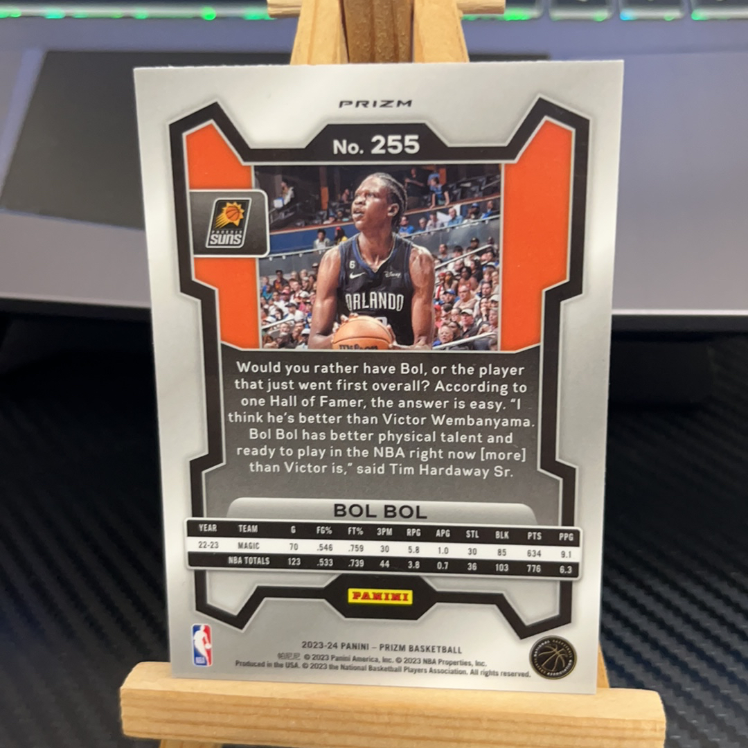 2023-24 Panini Prizm Bol Bol 波尔 太阳 银折 折射 prizm系列 pz 卡品如图 凑图必备 值得收藏!免费代卖!