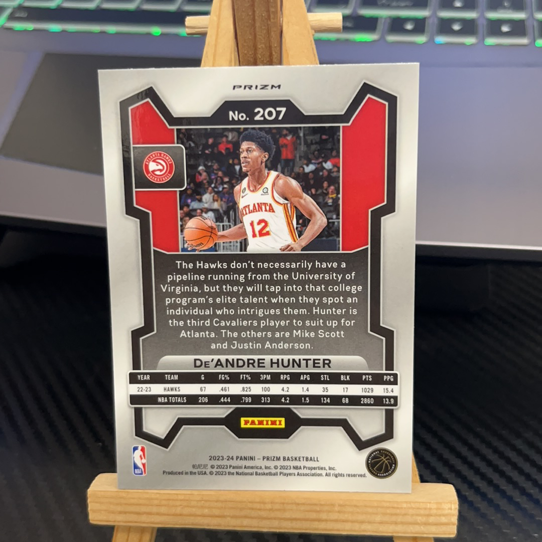 2023-24 Panini Prizm De'Andre Hunter 德安德烈 亨特 银折 折射 prizm系列 pz 卡品如图 凑图必备 值得收藏!免费代卖!