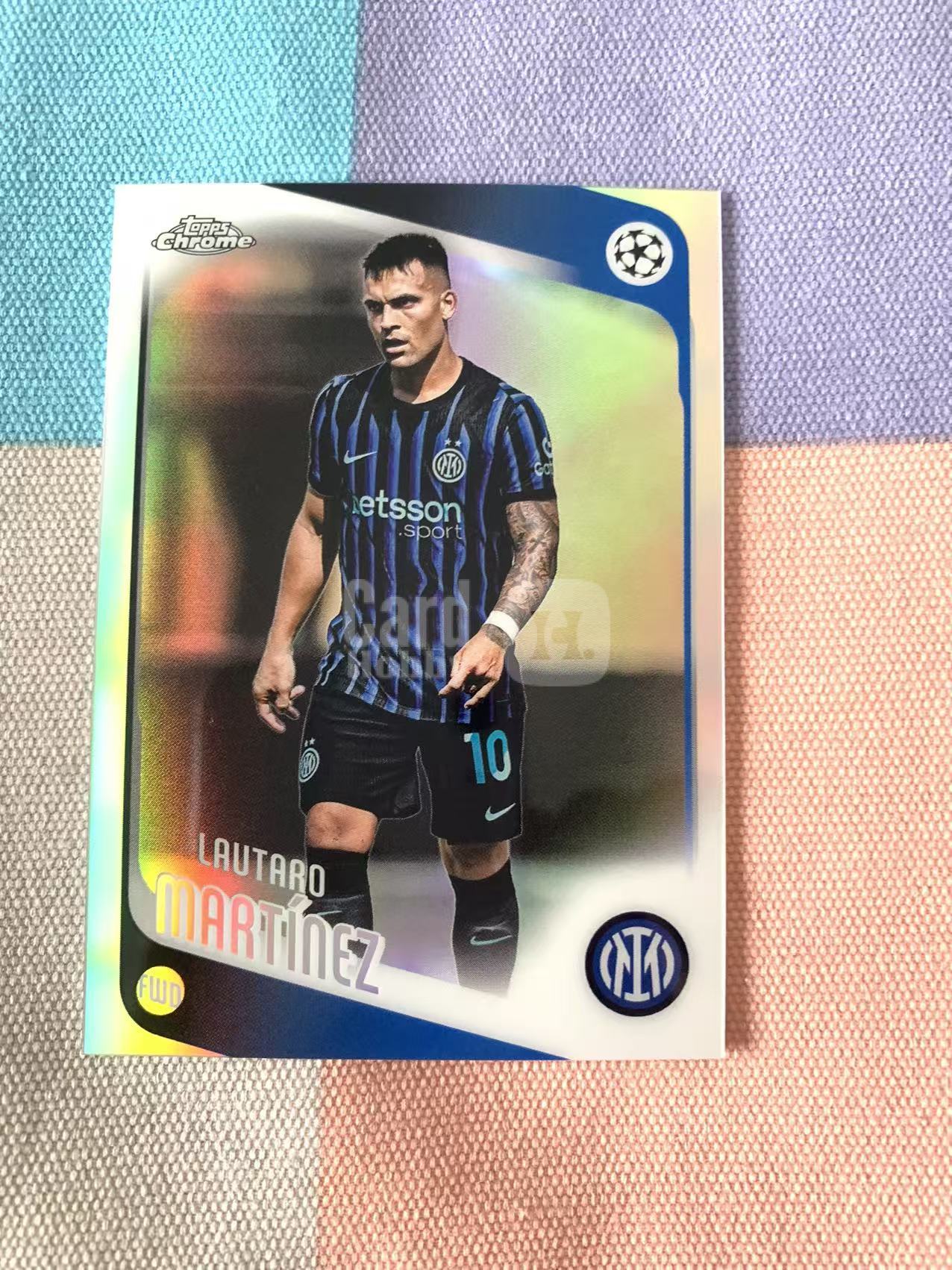 2026 Topps Chrome HongBao Lautaro Martínez TC 欧冠 国际米兰 劳塔罗 马丁内斯 银折 折射 雯雯