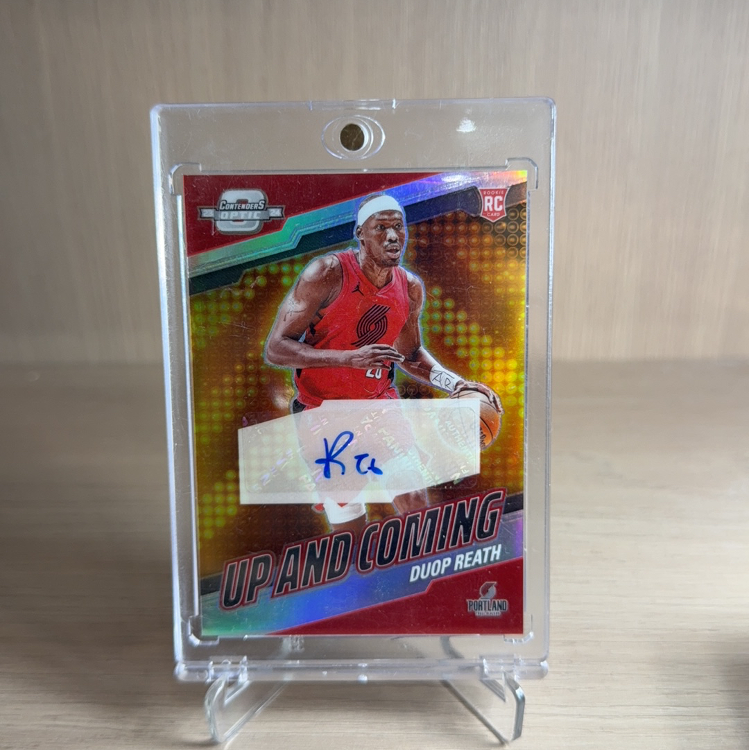 2023-24 Panini Optic DUOP REATH RC 开拓者 新秀 RC 杜普 里斯 /125编 签字 银折 折射 特卡 op optic 卡品如图 值得收藏!!【免费代卖】