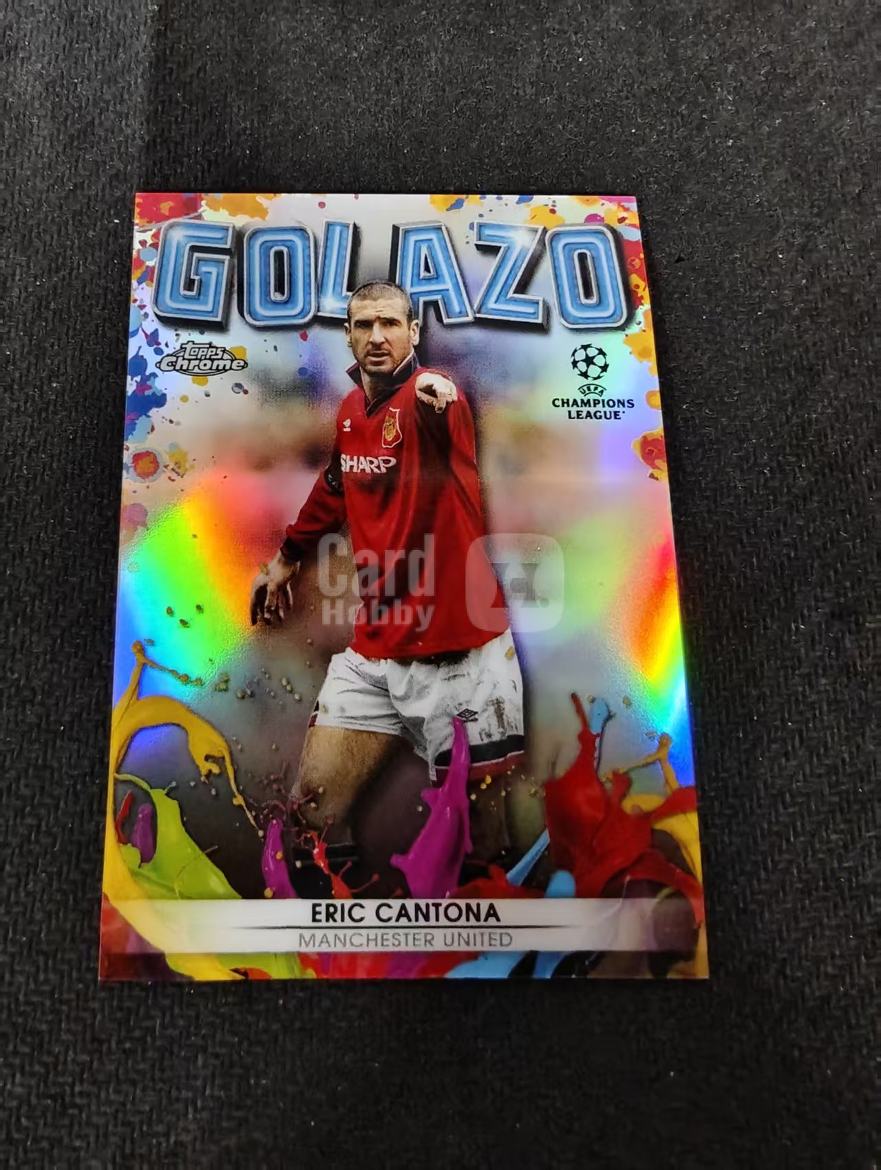 【可合并,不累计】2022 Topps Chrome Eric Cantona 曼联 国王 埃里克 坎通纳 银折 GOLAZO特卡 欧冠 不保卡品 介意勿拍