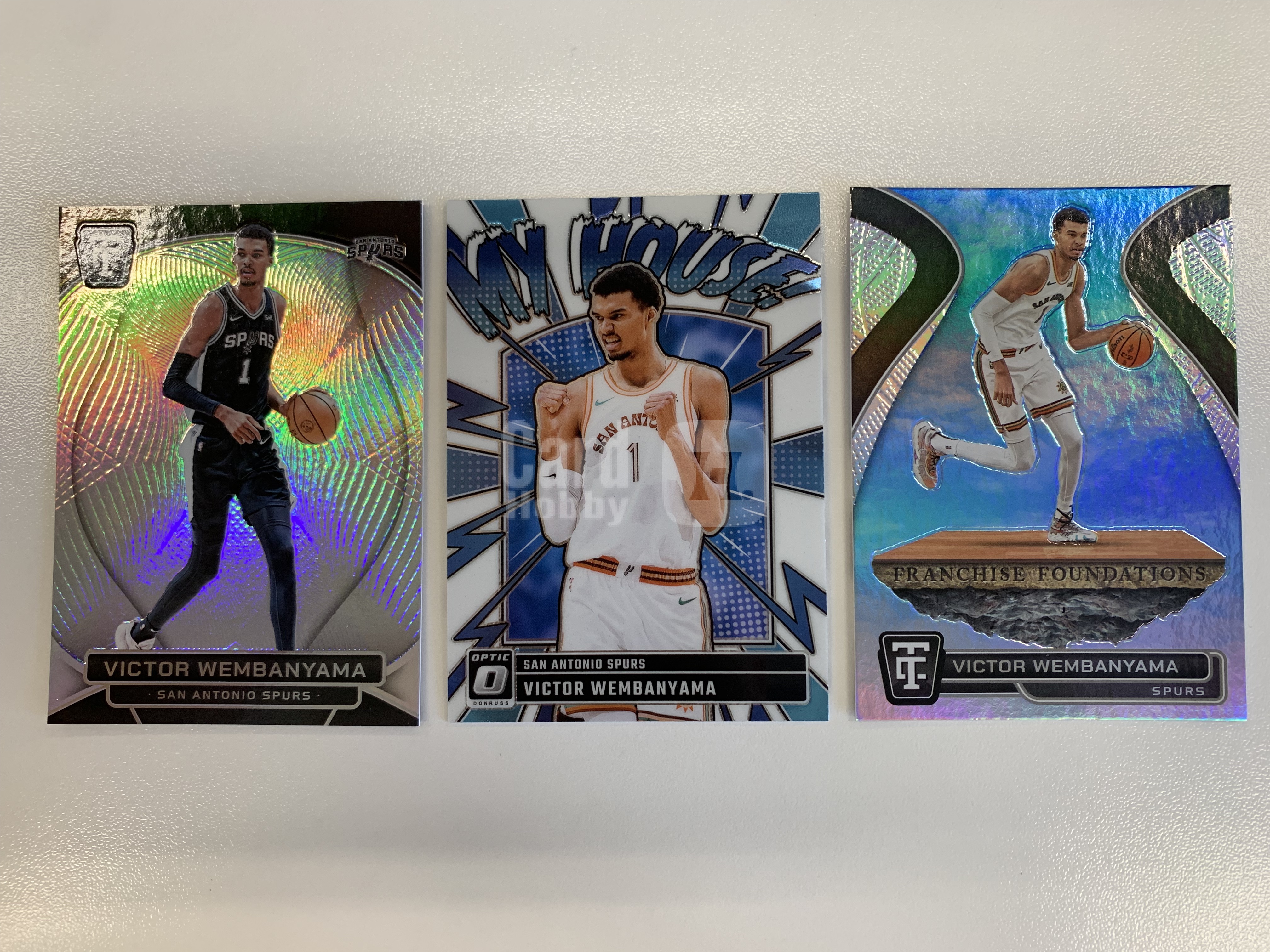 2024-25 Panini Donruss Optic Totally Certified Victor Wembanyama 维克托文班亚马 特卡折射打包 My House 马刺 SBX