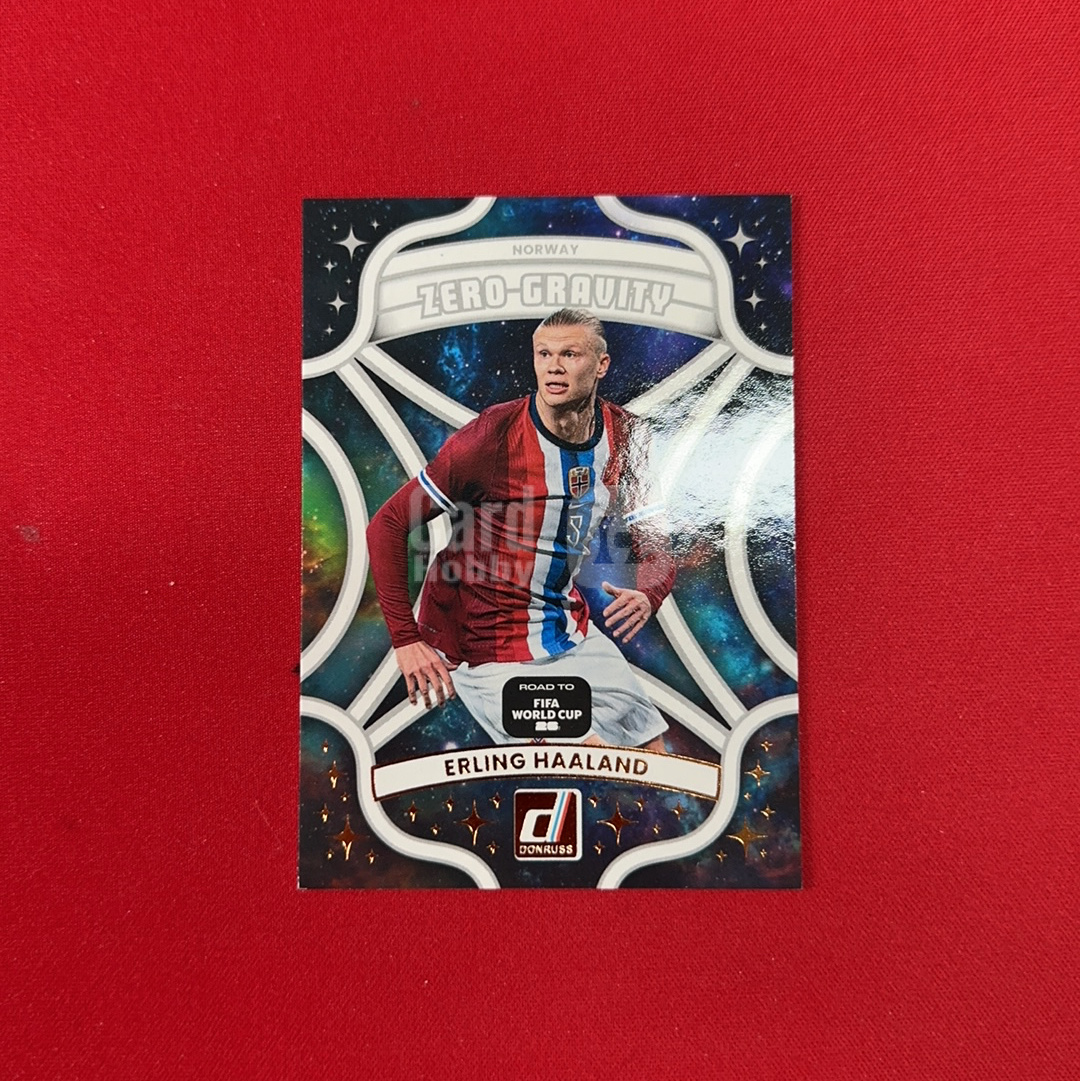 【四喜代拍】2025-26 Panini Donruss 世界杯 杜蕾斯 Erling Haaland 哈兰德 挪威 3零重力特卡 卡品如图(polo)