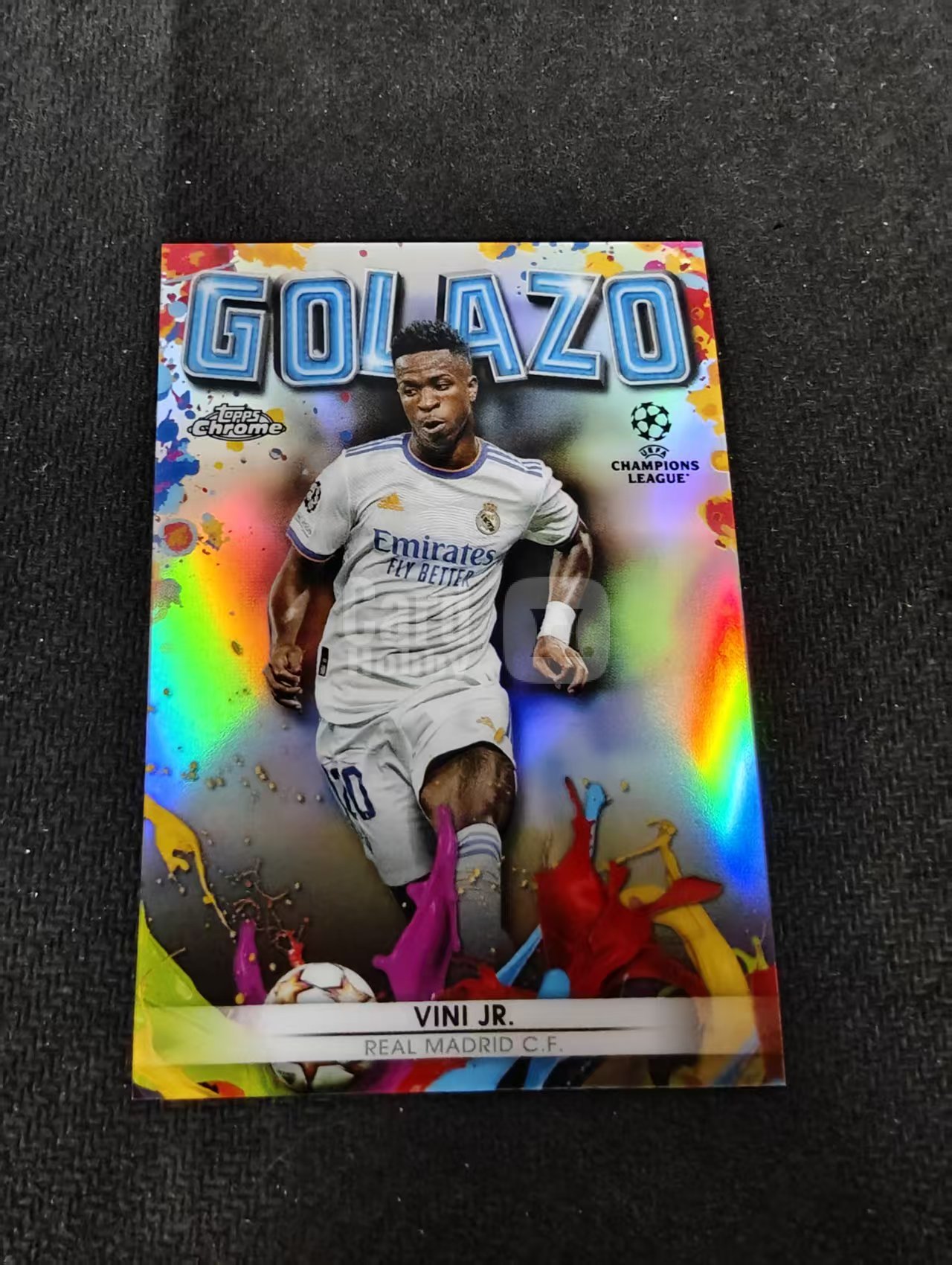 【可合并,不累计】2022 Topps Chrome Vini Jr 维尼修斯 巴西 皇马 GOLAZO特卡 银折 不保卡品 介意勿拍