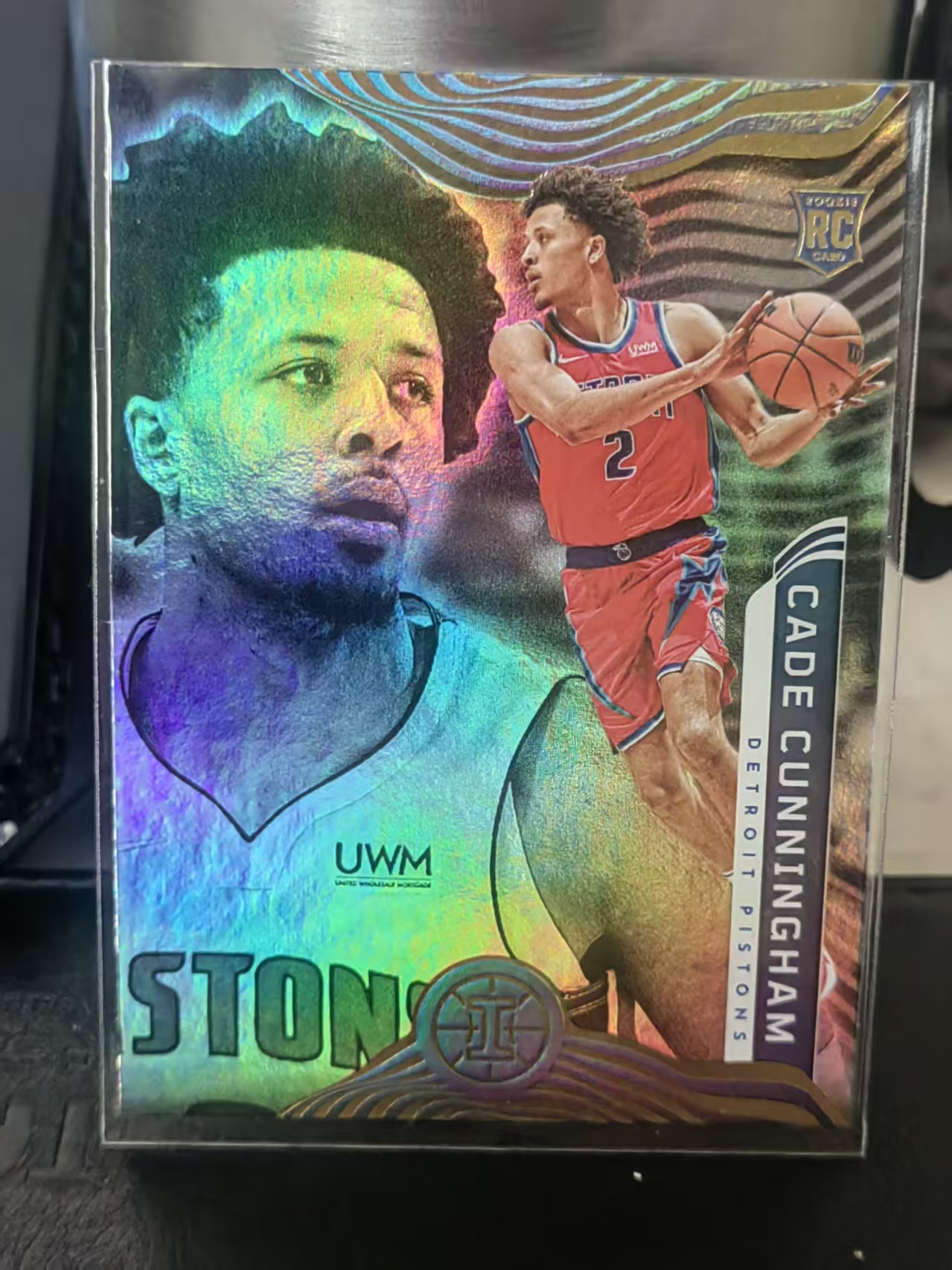2021-22 Panini Illusions Cade Cunningham RC 幻想 新秀 凯德 康宁汉姆 坎宁安 CC 活塞 篮 白边白角 不保卡品 卡品如图