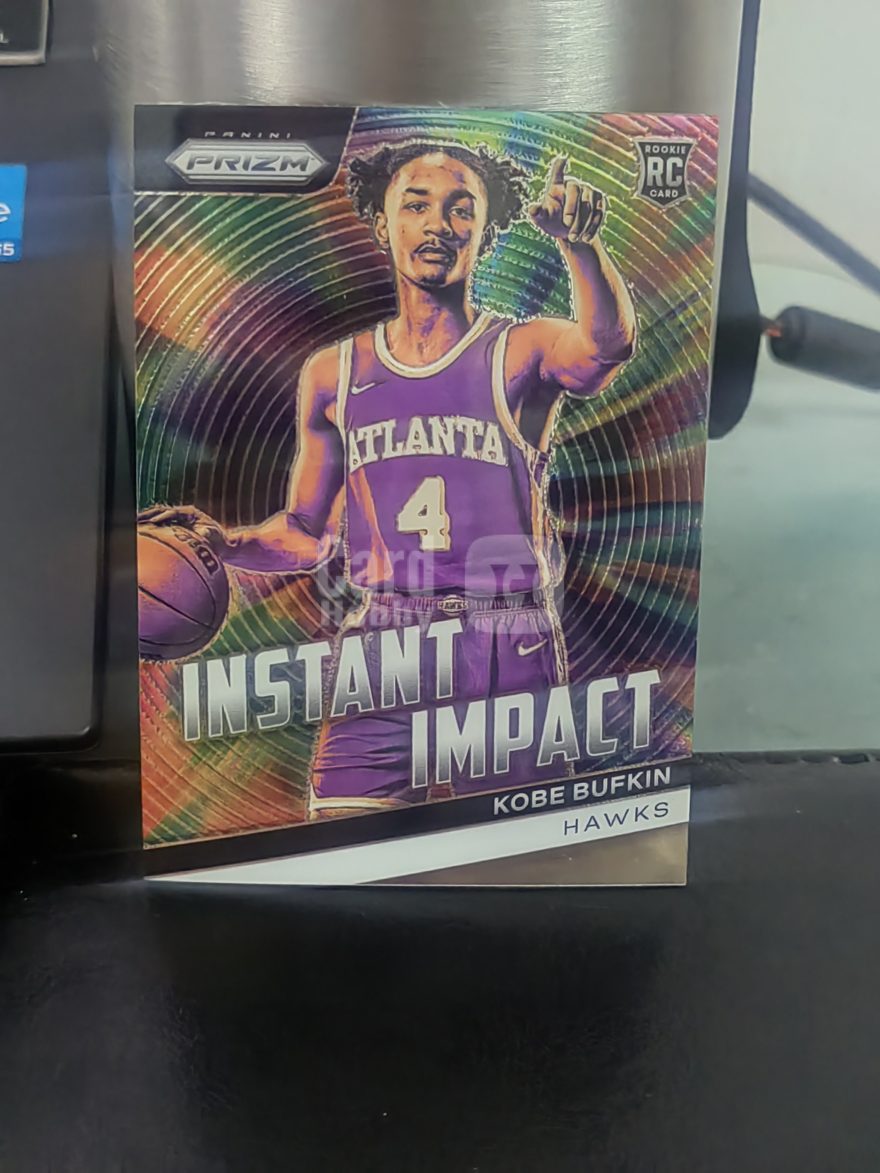 2023-24 Panini Prizm Kobe Bufkin RC PZ1 科比 巴夫金 老鹰 Instant Impact 即时影响力 新秀 特卡 篮 白边白角 不保卡品 卡品如图