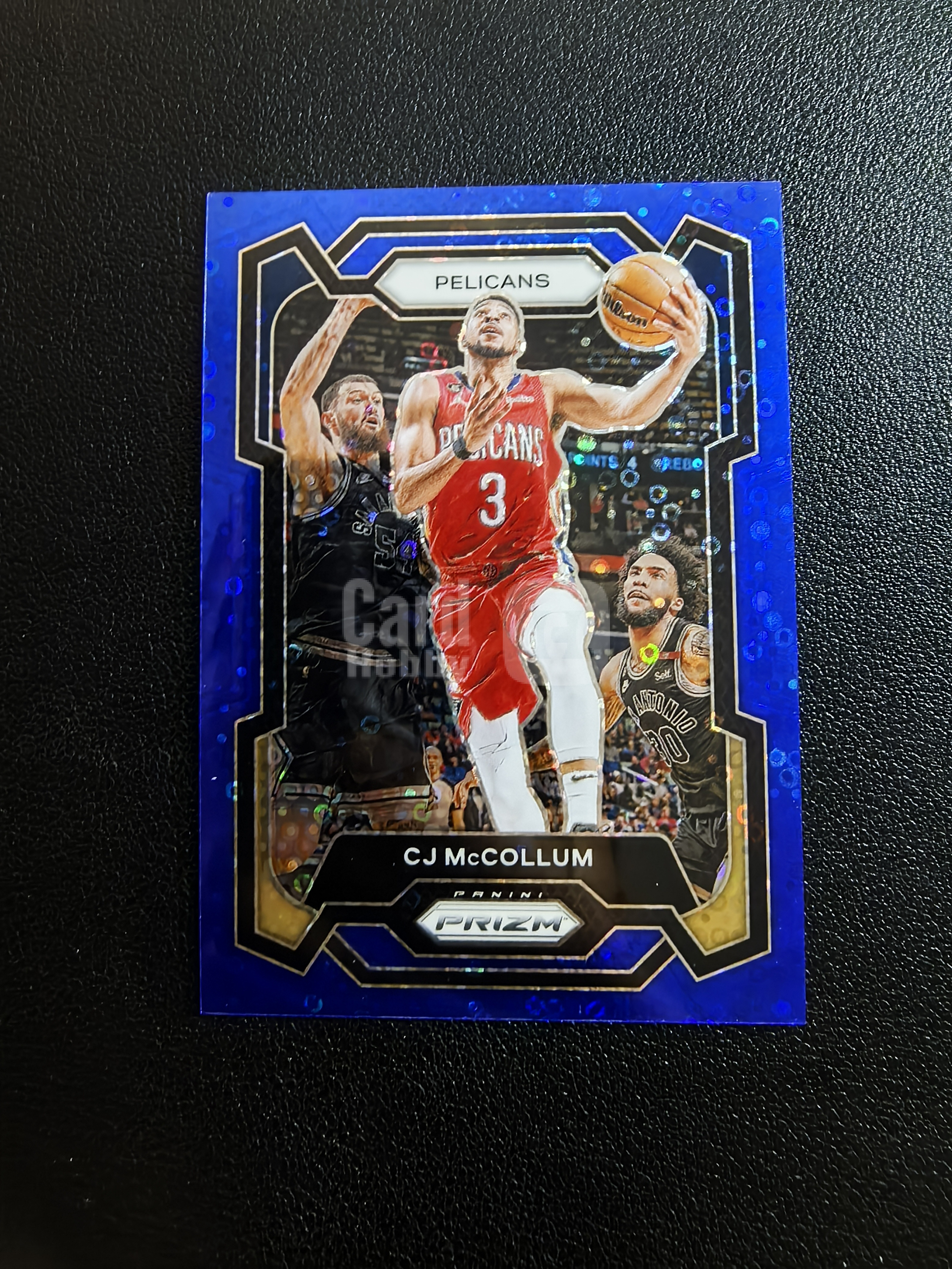 2023-24 Panini Prizm CJ McCollum PZ 鹈鹕 CJ麦科勒姆 088/150编 蓝泡泡折 折射 实卡精美 卡品如图 胡总