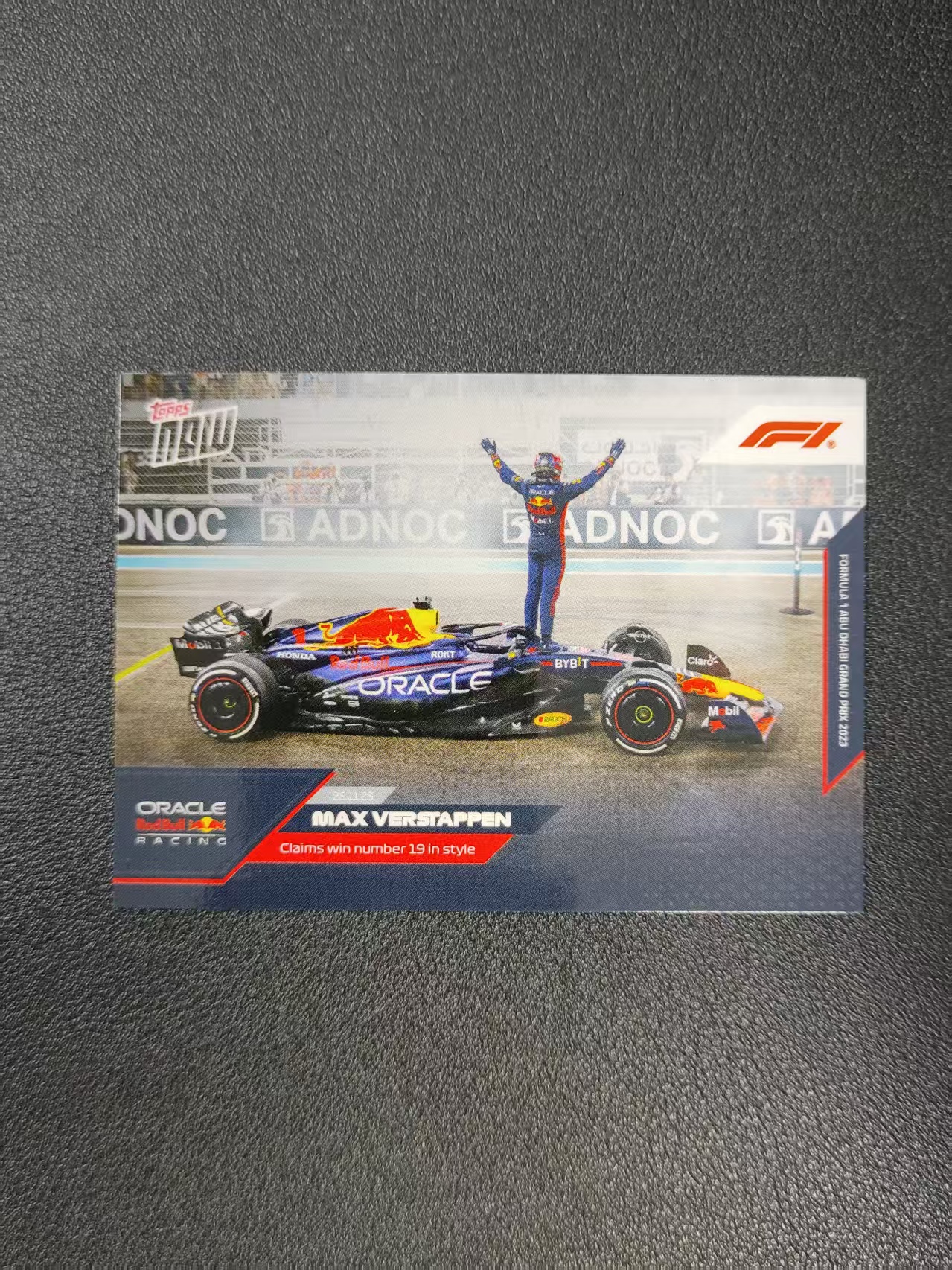 2023 Topps Now F1 Max Verstappen 维斯塔潘 红牛 卡品如图 出价前请仔细阅读描述 xyj