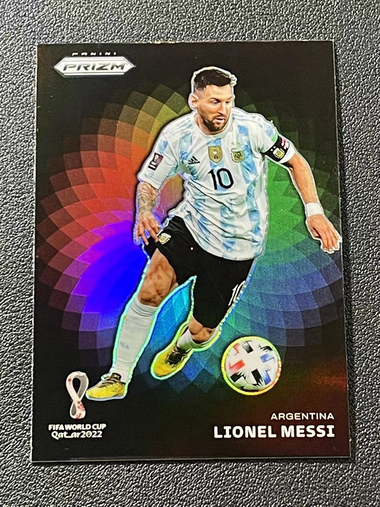 2022 Panini Prizm Lionel Messi 世界杯 阿根廷 梅西 梅球王 年轮 彩轮 特卡大比例ssp 折射【热总】【超新星 ...