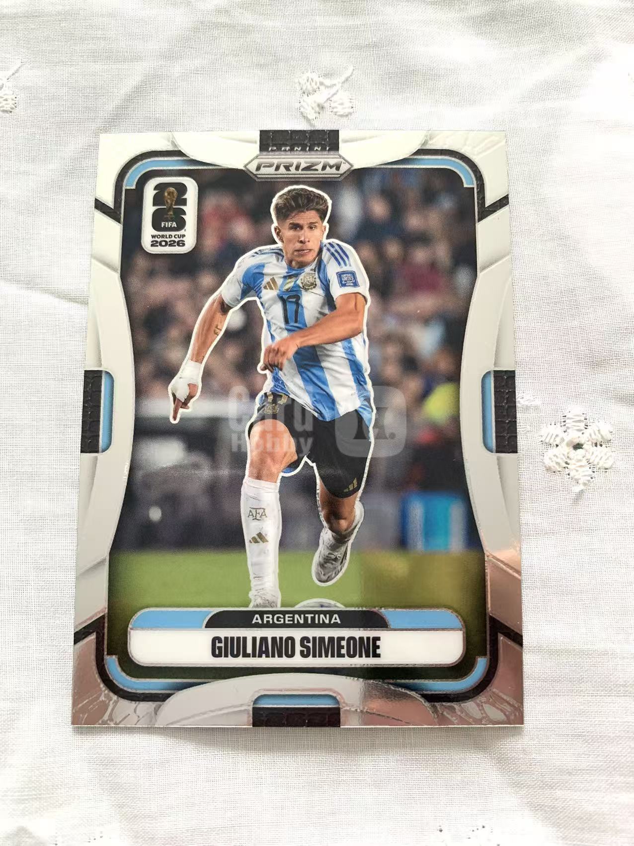 2026 Panini Prizm FIFA Giuliano Simeone 世界杯 PZ 阿根廷 马德里竞技 朱利亚诺 西蒙尼 base 小雪