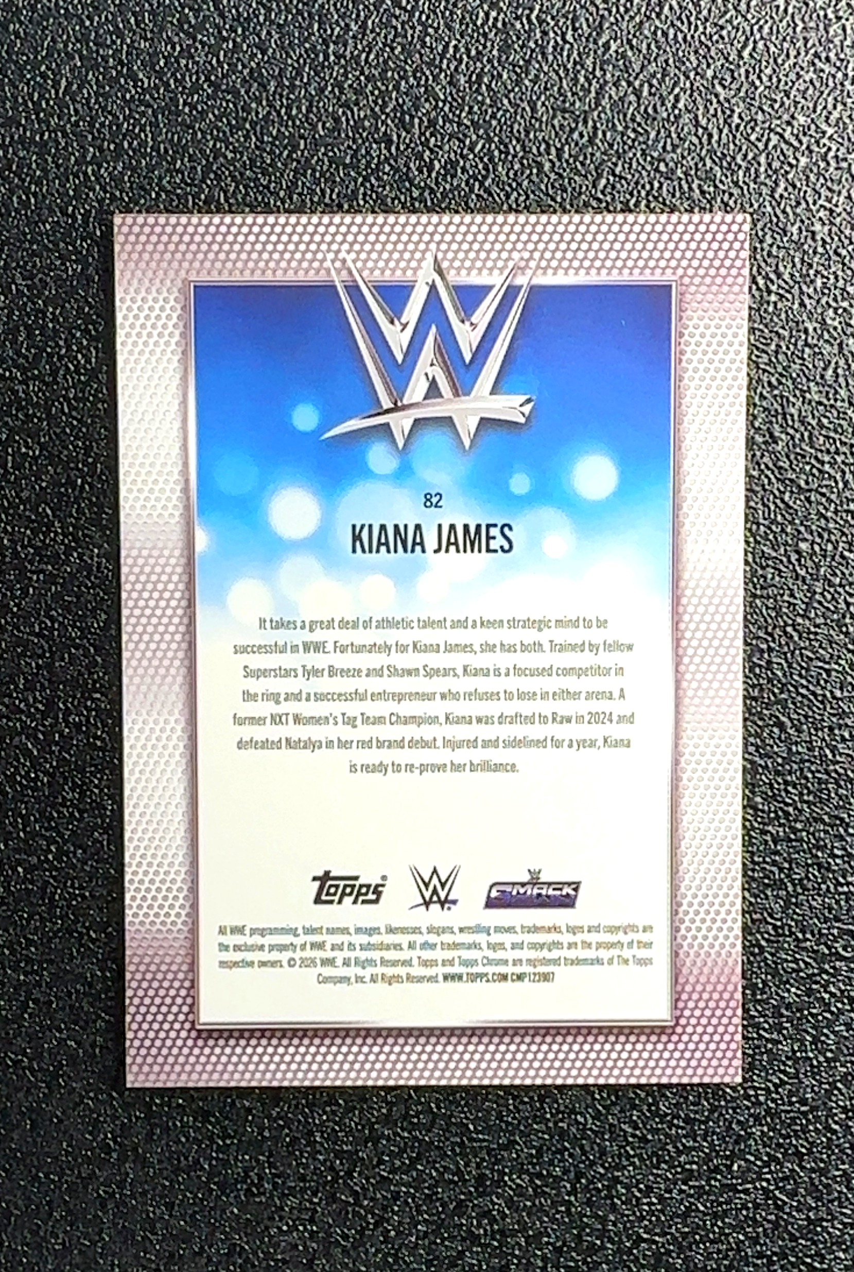 【岛屿拍卖】2025 Topps Chrome Kiana James 基安娜·詹姆斯 卡品如图 高价值 #82 0023#442