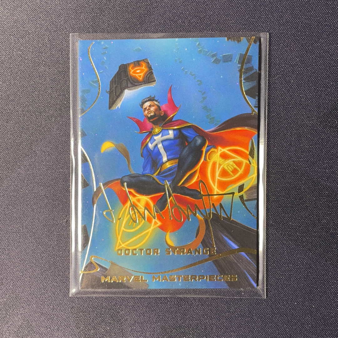 2024 SkyBox Marvel (MCU) Masterpieces大师盒 奇异博士 大比例箱配 LV4四阶金色印签签字平行 序号82 2022 Skybox漫威漫画Masterpieces大师
