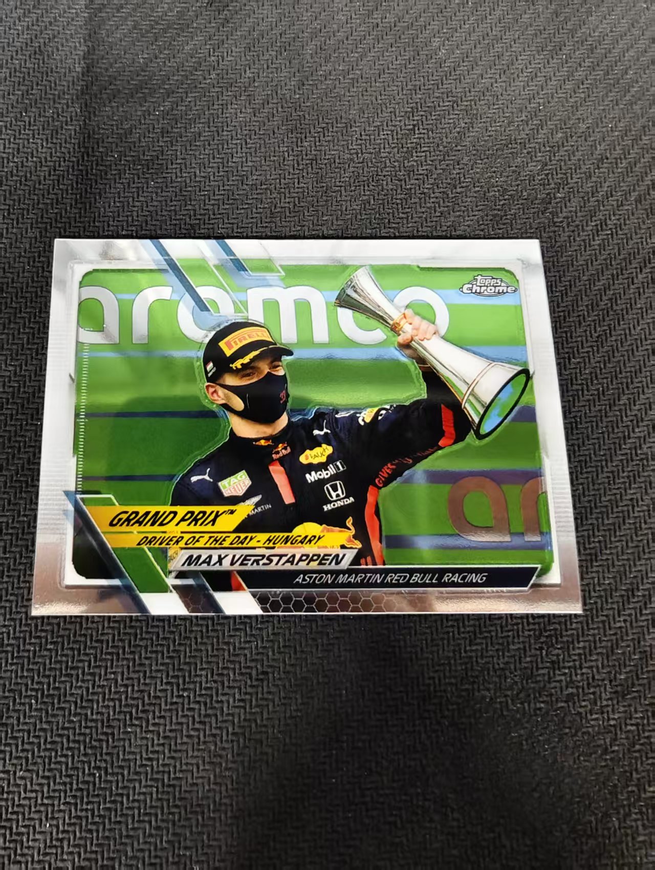 【可合并,不累计】2021 Topps Chrome Max Verstappen F1 维斯塔潘 红牛 划痕 边角瑕疵 #168