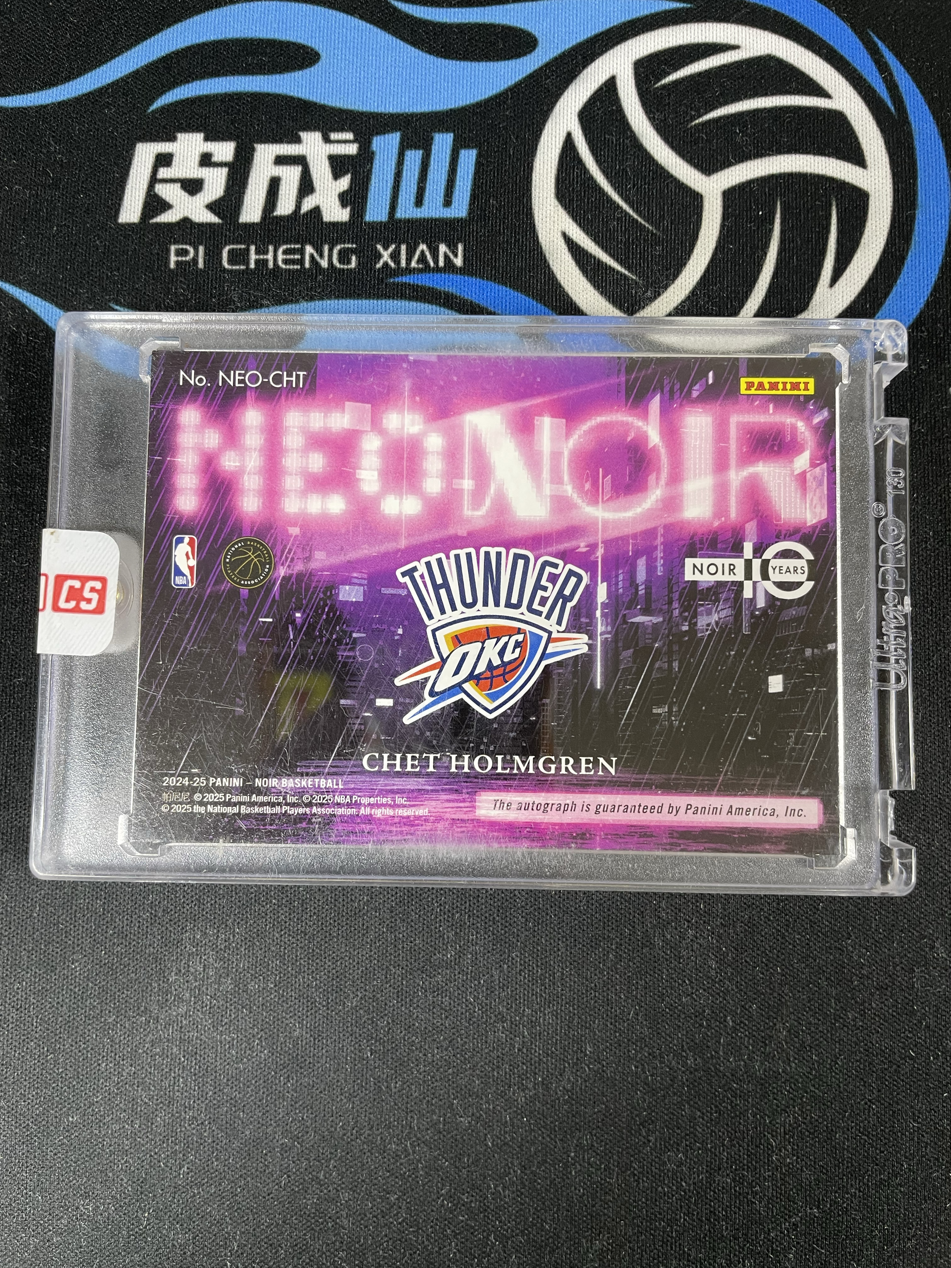 【皮成仙拍卖 统一手续费6%】 PANINI 24-25 ONE AND ONE 雷霆 CHET HOLMGREN 切特霍姆格伦 金版 霓虹灯 签字 卡签 10编【只发顺丰】kirbybest1