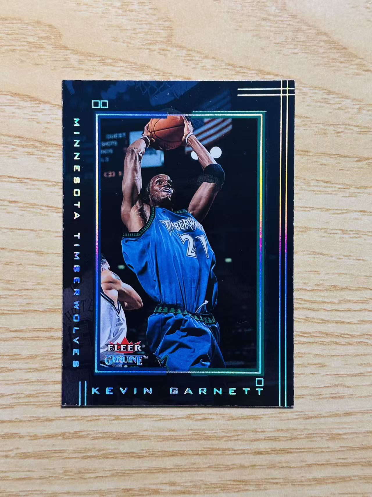 2001-02 Fleer nba Kevin Garnett 嘿嘿代卖 凯文 加内特 折射 狼王 森林狼 KG 老卡 老特 收藏必备