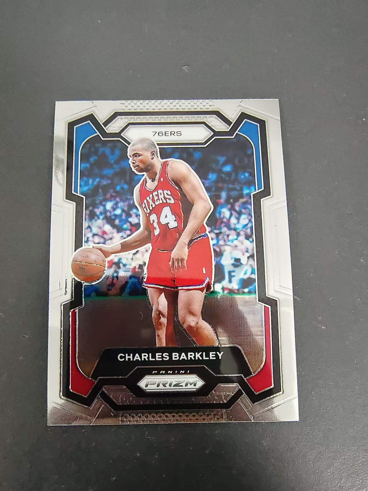 【可合并,不累计】2023-24 Panini Prizm Charles Barkley 查尔斯 巴克利 飞猪 76人 PZ 划痕 边角微瑕 #180