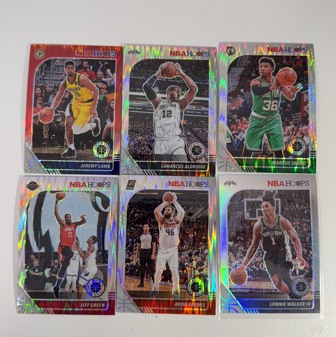 【免费代卖】6张 打包 lot HOOPS 折射 阿德巴约 斯玛特 马刺 骑士 太阳 黄蜂 火箭 值得收藏!!