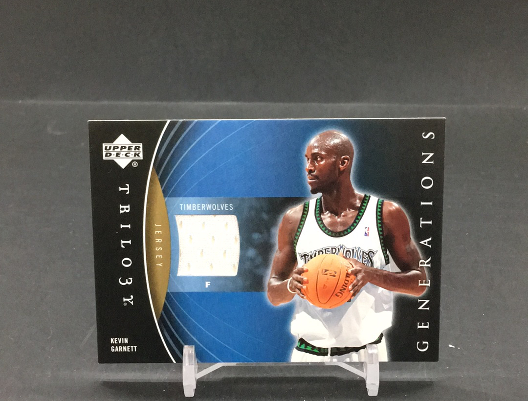 【DC拍卖】11.22 CR7 UD TRILOGY 大比例GENERATIONS PRESENT MEMORABILIA球衣卡 实卡美如画 名人堂名宿 森林狼队史第一人 KG 狼王 凯文 加内特