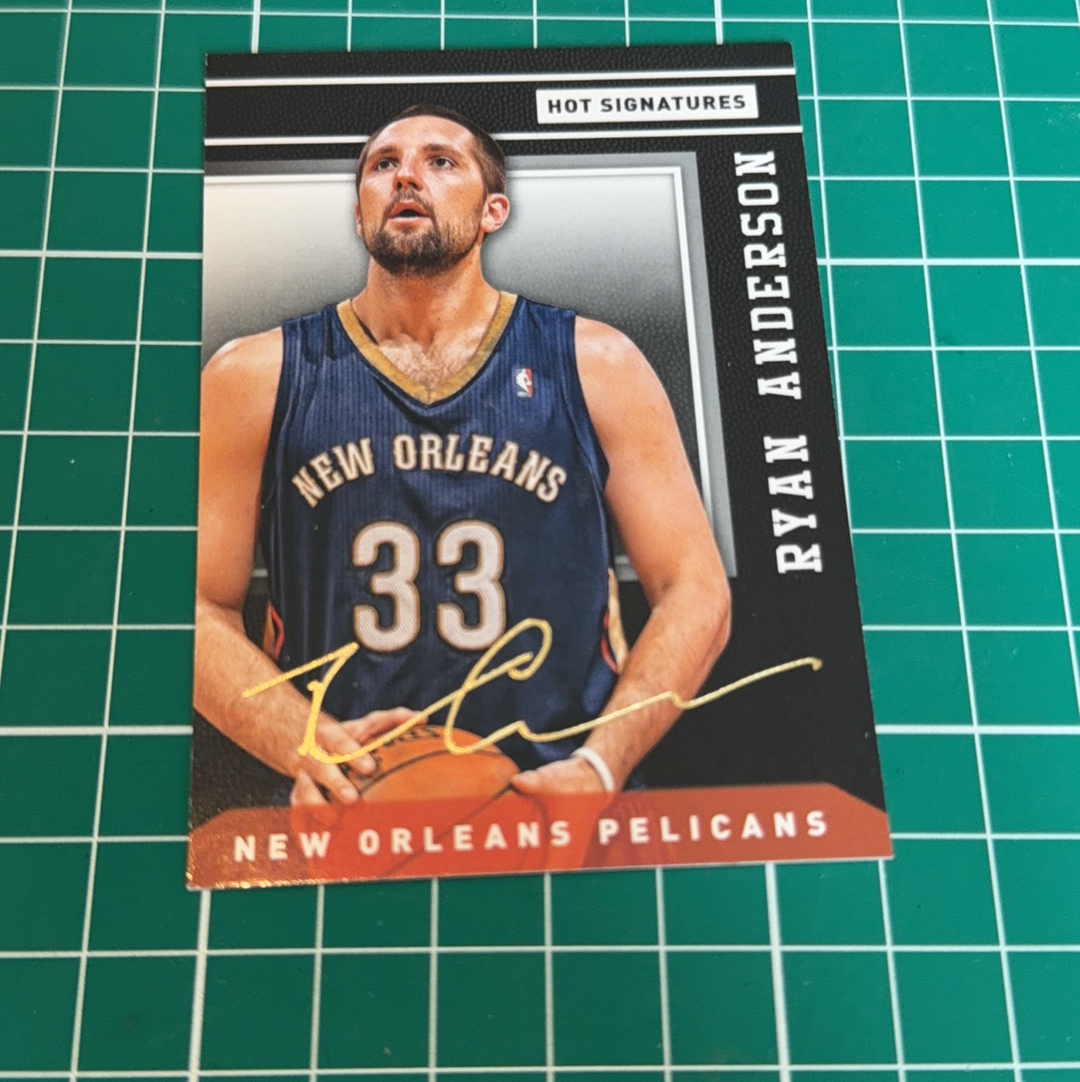 2014-15 Panini Americana Ryan Anderson S.p.a.莱恩安德森 金签卡 签名 签字 烫金印签 十年老卡 绝版卡 稀有大比例