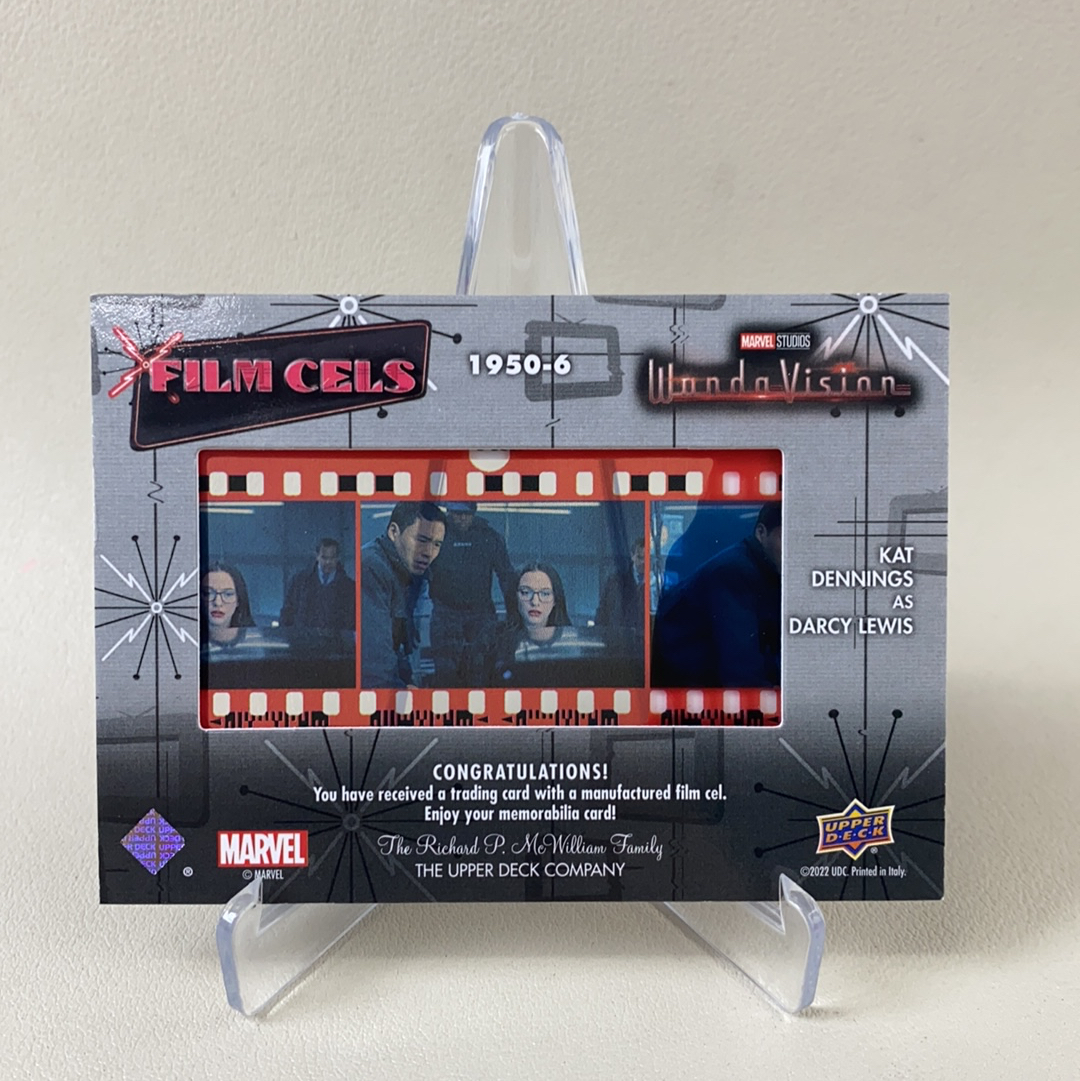 【弈卡代拍】2022 Upper Deck MARVEL WANDA VISION UD 漫威 旺达与幻视 胶片特卡 凯特 戴琳斯 饰演 达西 刘易斯 1950-6 卡品如图 凑套必备 无理